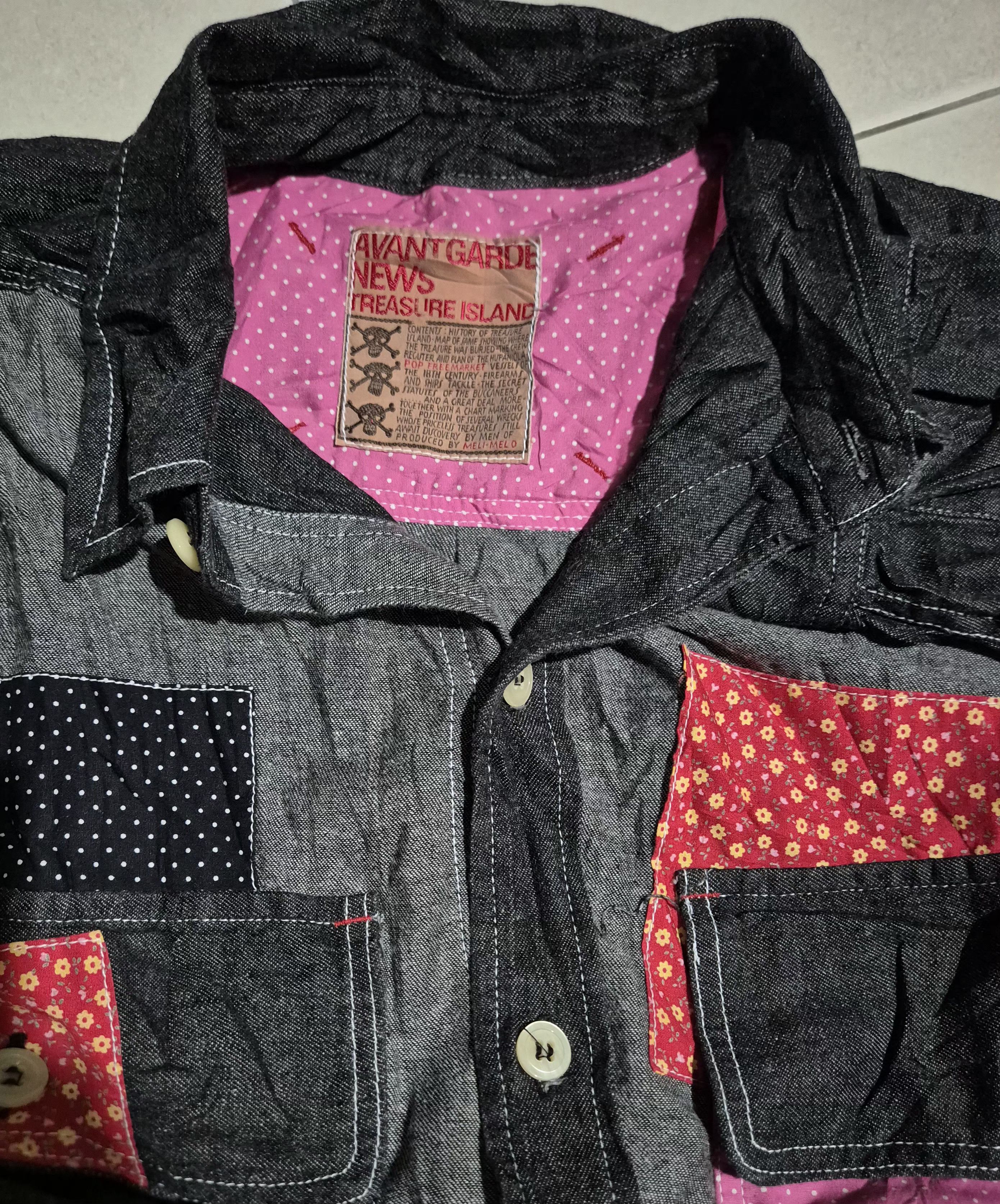 Other Japanese Avant Garde Patchwork shirt Size US XXL / EU 58 / 5 - 4 Thumbnail
