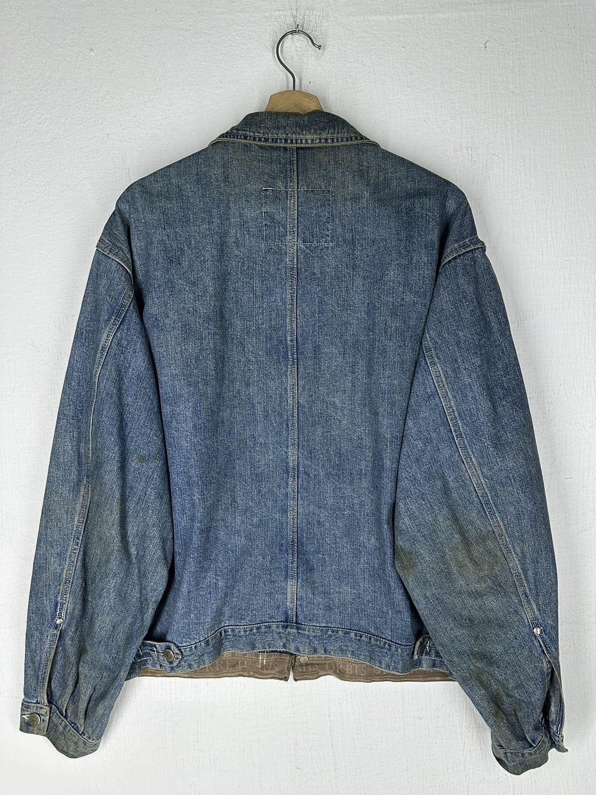 Ferre × If Six Was Nine × Vintage Vintage Ferre Jeans Sun Faded Worker Jacket Size US L / EU 52-54 / 3 - 10 Thumbnail