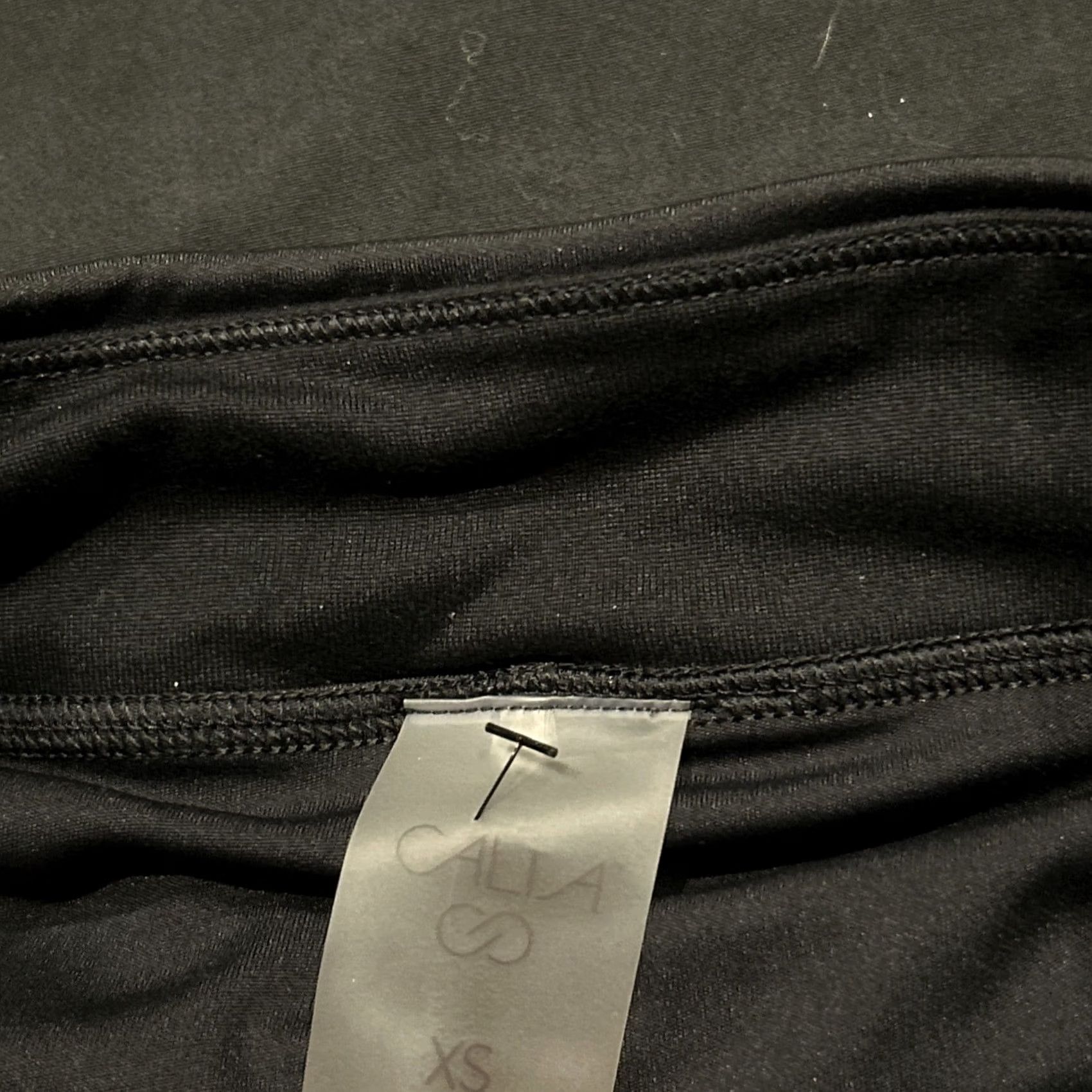 Vintage Womens Calia Black Wrap Skort Skirt Shorts Size XS A22 Size 26" / US 2 / IT 38 - 2 Thumbnail