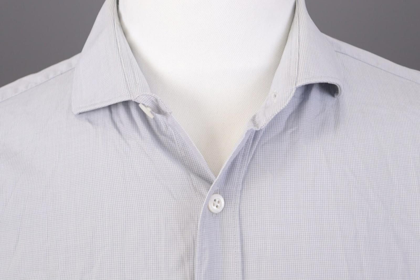 Gieves & Hawkes Gieves & Hawkes Gray Button Down Dress Shirt Size 41 / 16 Size US M / EU 48-50 / 2 - 2 Thumbnail