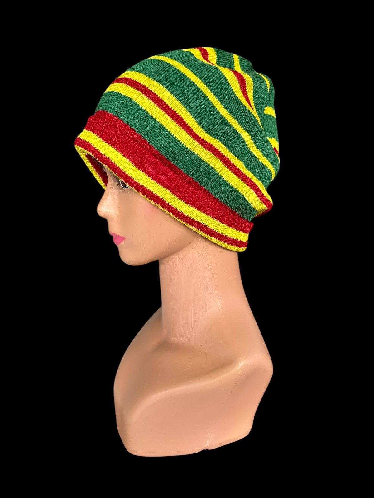 Japanese Brand × Kapital × Vintage Hippies style Stripe Beanie Hats Size ONE SIZE - 2 Thumbnail