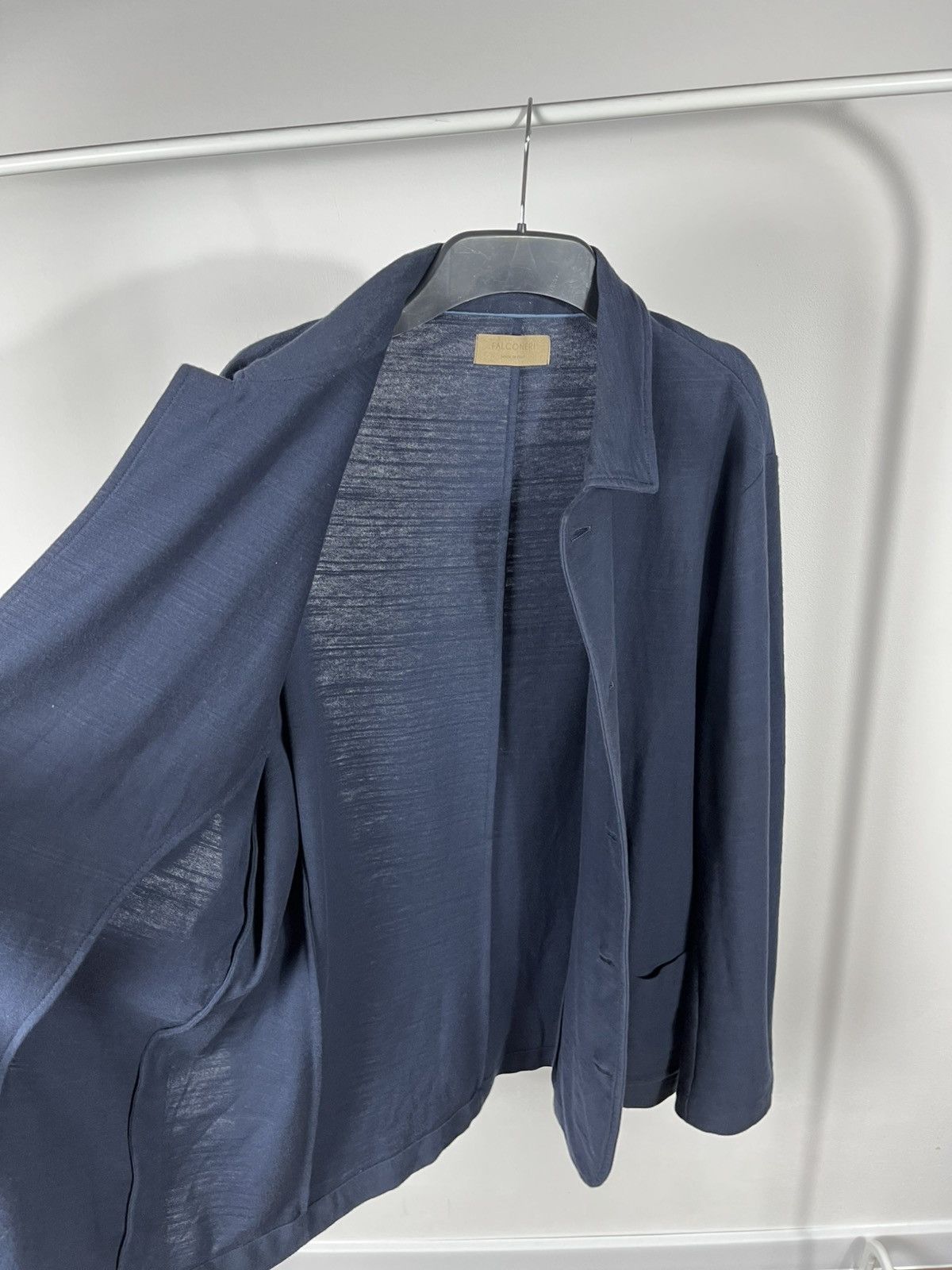 Other Falconeri Made in Italy Navy Blue Cotton Blazer Jacket Size US XL / EU 56 / 4 - 6 Thumbnail