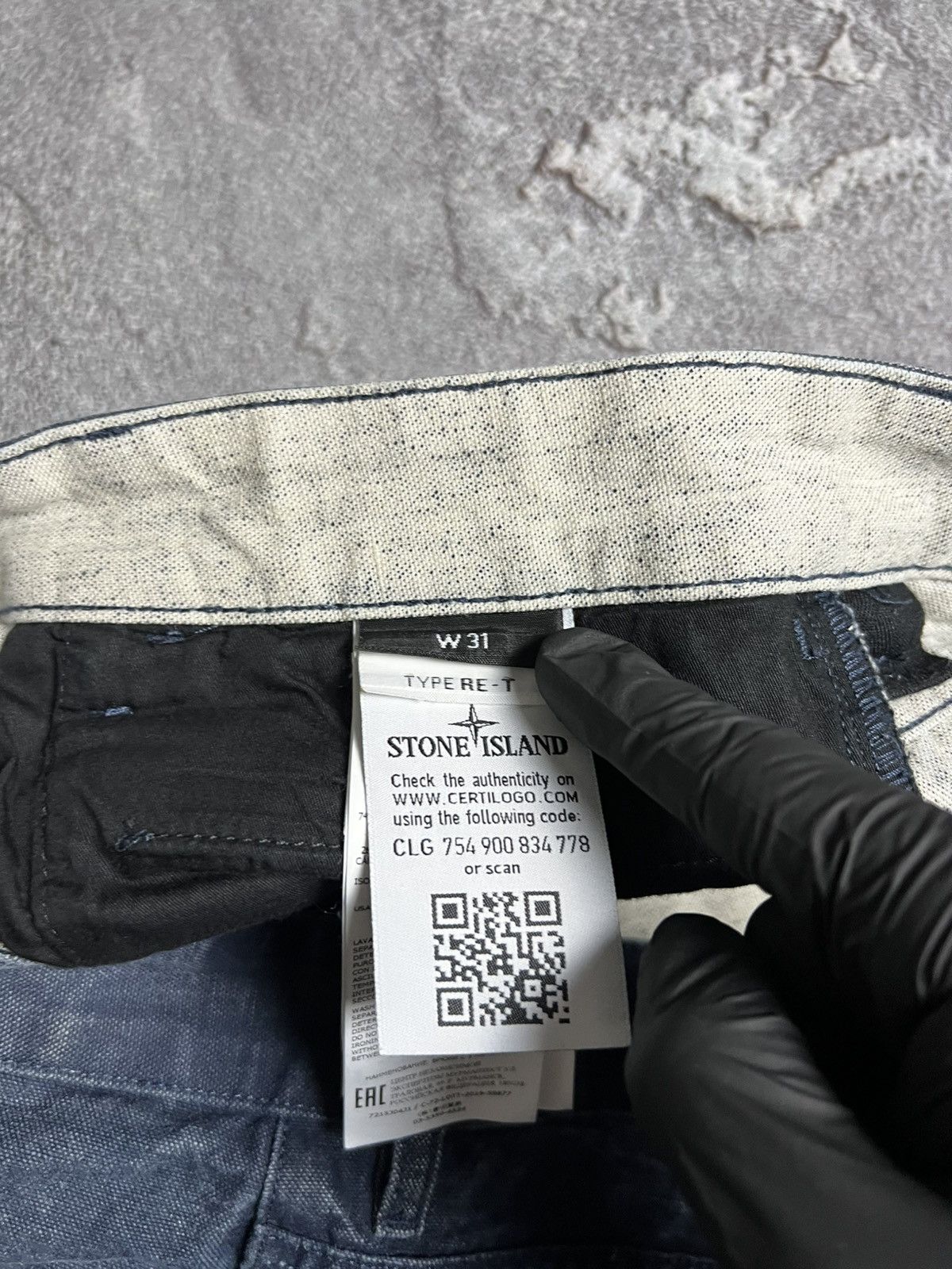 Stone Island Vintage Stone Island Jeans Pants Cargo Washed Patch Program Size US 31 - 13 Thumbnail