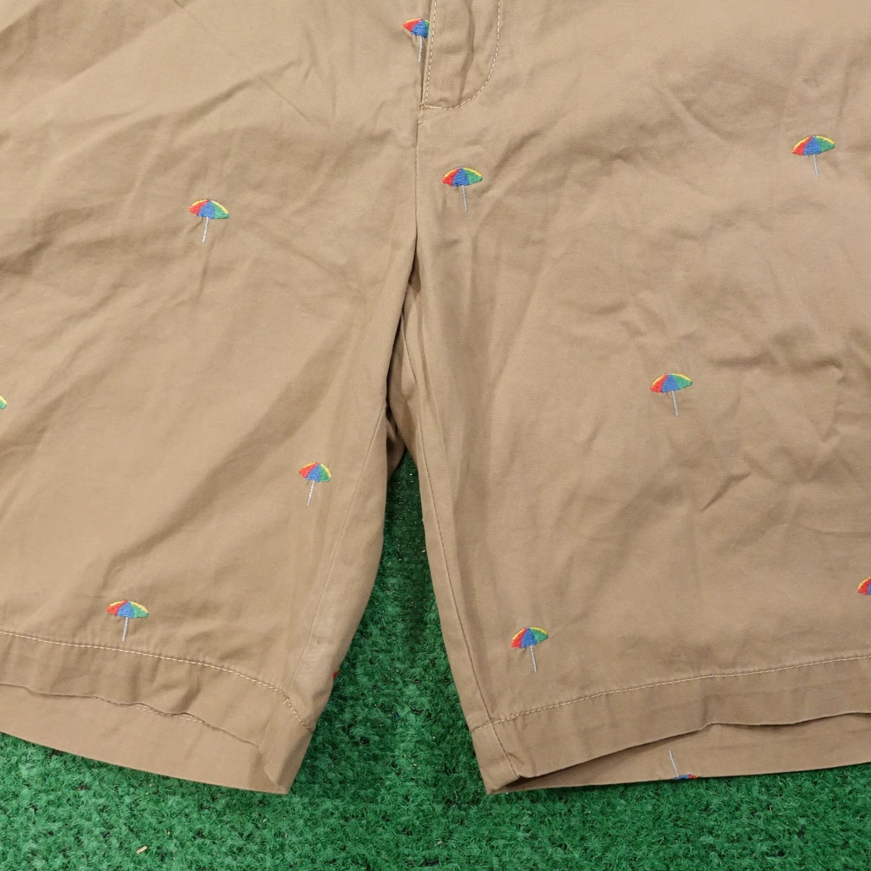 Cremieux Vintage Daniel Cremieux Men's Beige Khaki Cotton Chino Shorts Size 38 Casual Flat Front Size US 38 / EU 54 - 3 Thumbnail