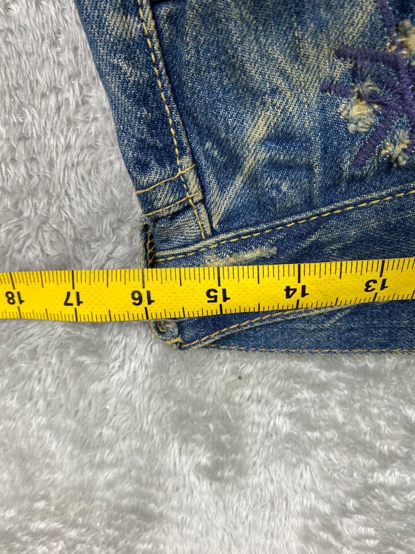 Hysteric Glamour Hysteric Glamour Distressed Stud Denim. S0252 Size US 31 - 17 Thumbnail