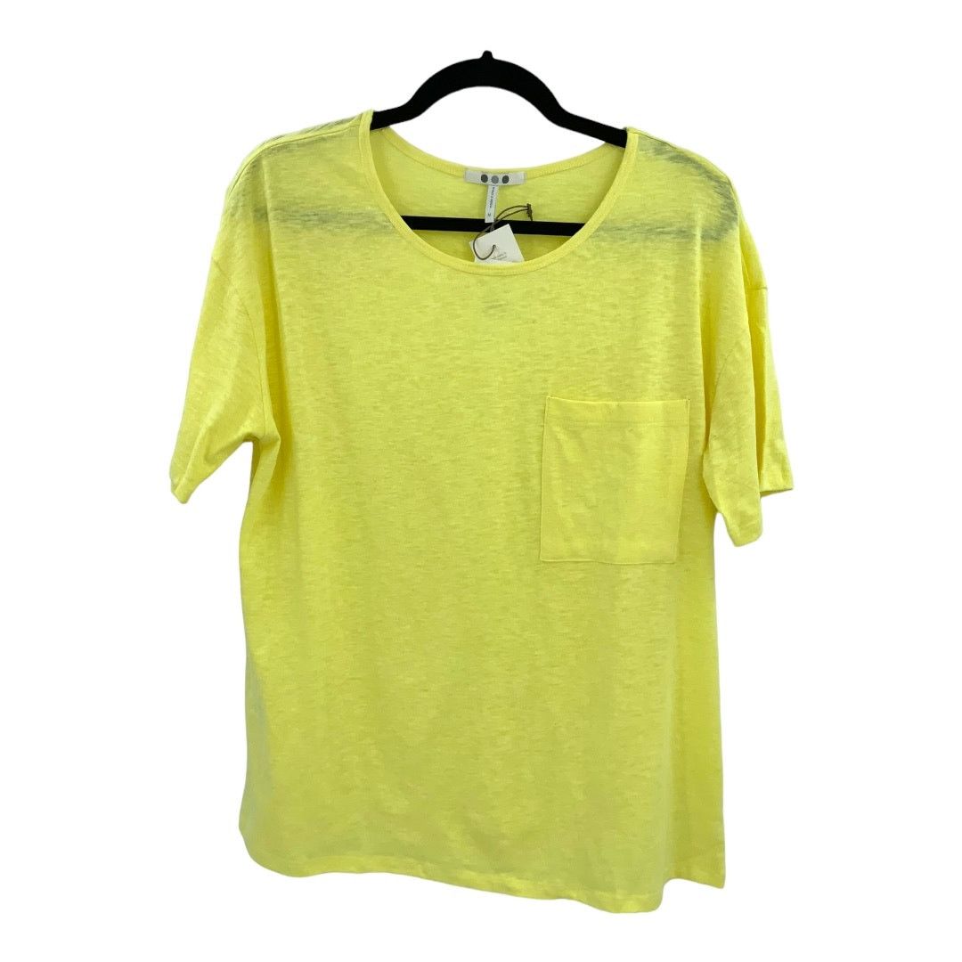 Other Three Dots Yellow Short Sleeve Pocket T Shirt Medium NWT $58 Size M / US 6-8 / IT 42-44 - 2 Thumbnail