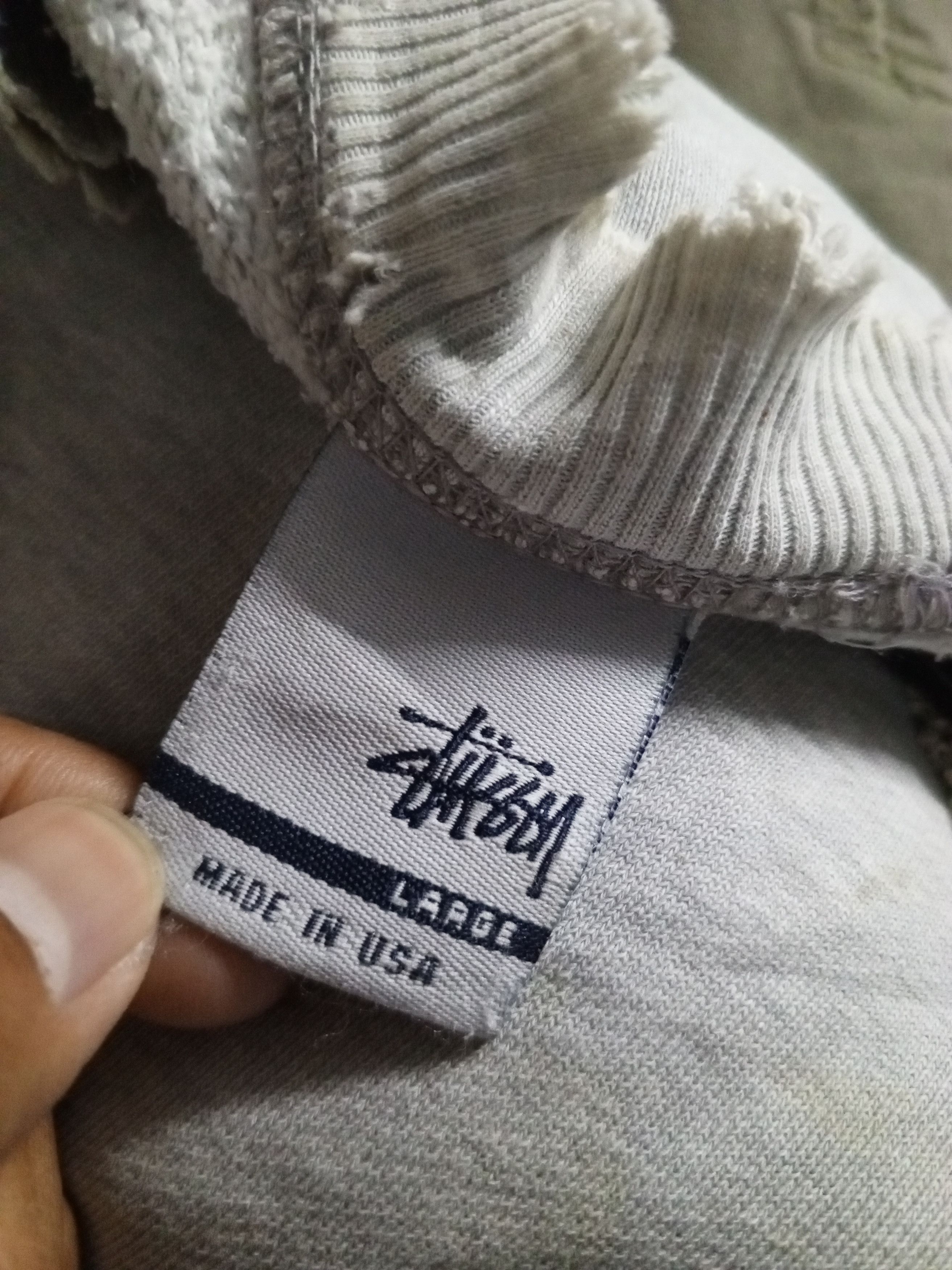 Stussy true vintage only stussy 90s sweatshirt damaged Size US XL / EU 56 / 4 - 9 Thumbnail