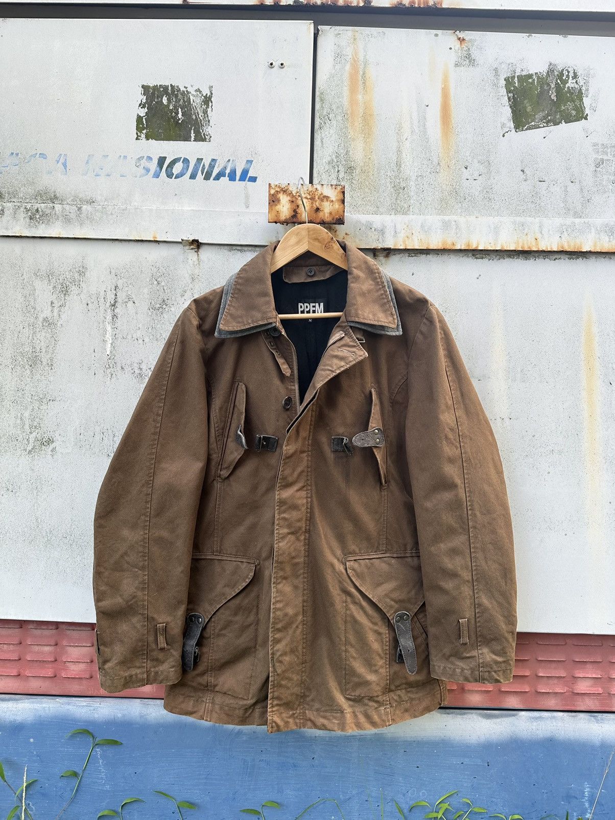PPFM 👹Vintage PPFM Punk Style Brown Utility Jacket Size US M / EU 48-50 / 2 - 2 Thumbnail