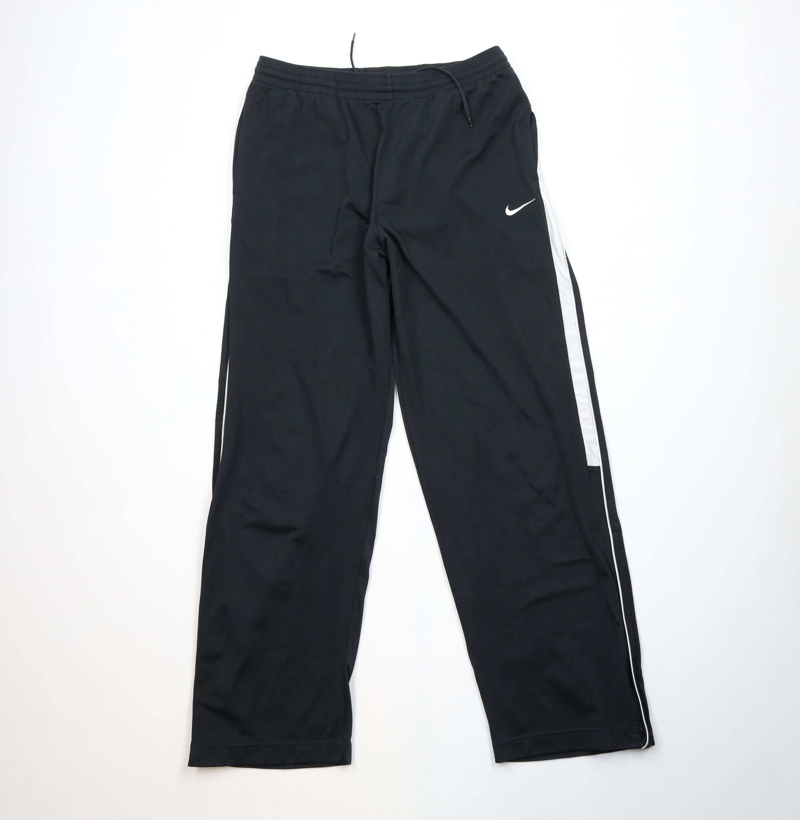 Nike Vintage Nike Basketball Mini Swoosh Wide Leg Sweatpants Size US 36 / EU 52 - 1 Thumbnail