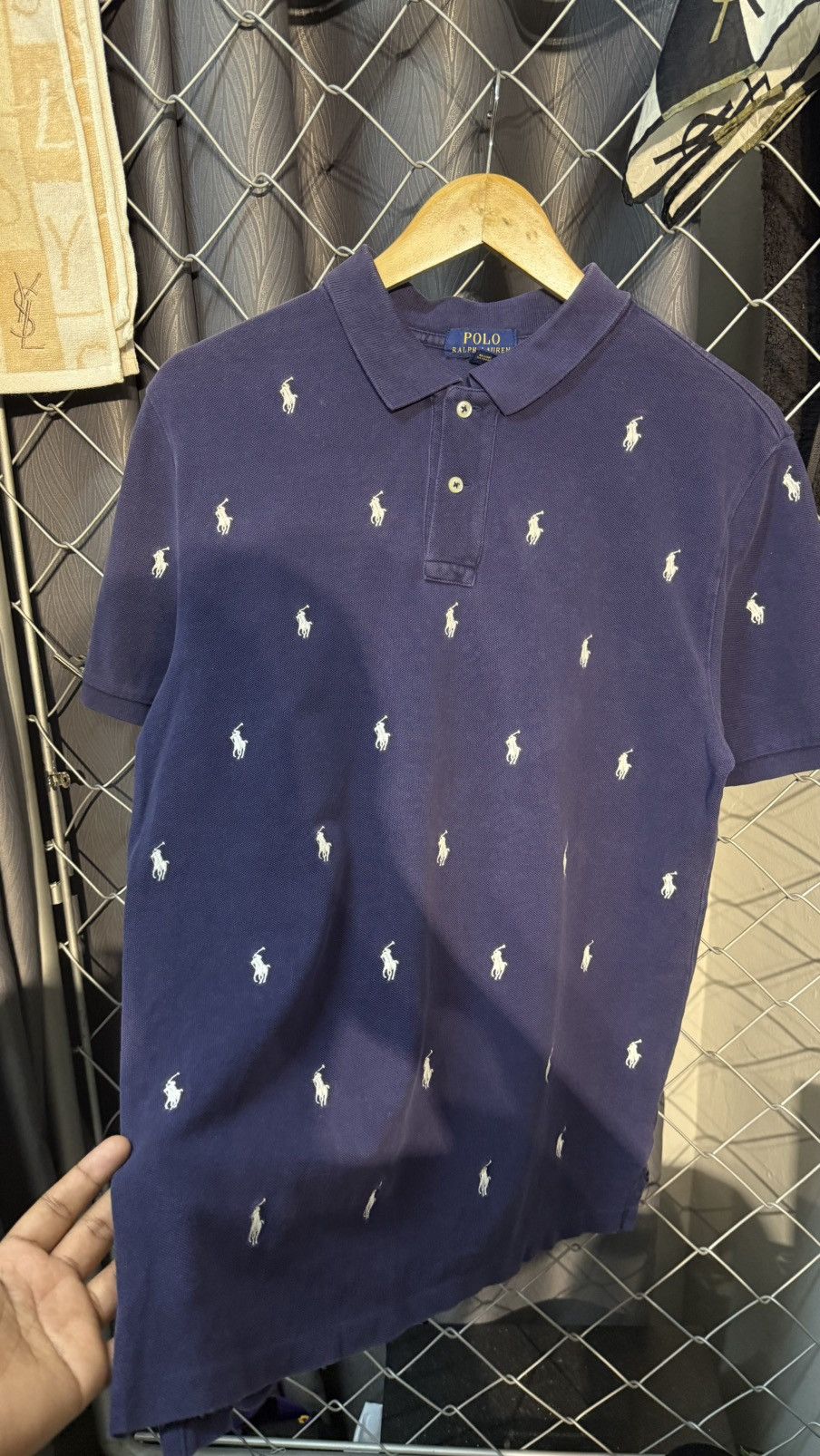 Polo Ralph Lauren Beautiful Sunfaded POLO RALPH LAUREN EMBROIDERED PONY LOGO Size US M / EU 48-50 / 2 - 3 Thumbnail