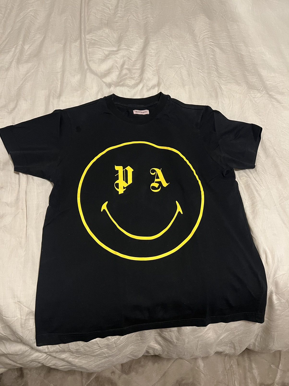 image of Palm Angels T-Shirt in Black, Men's (Size Large)