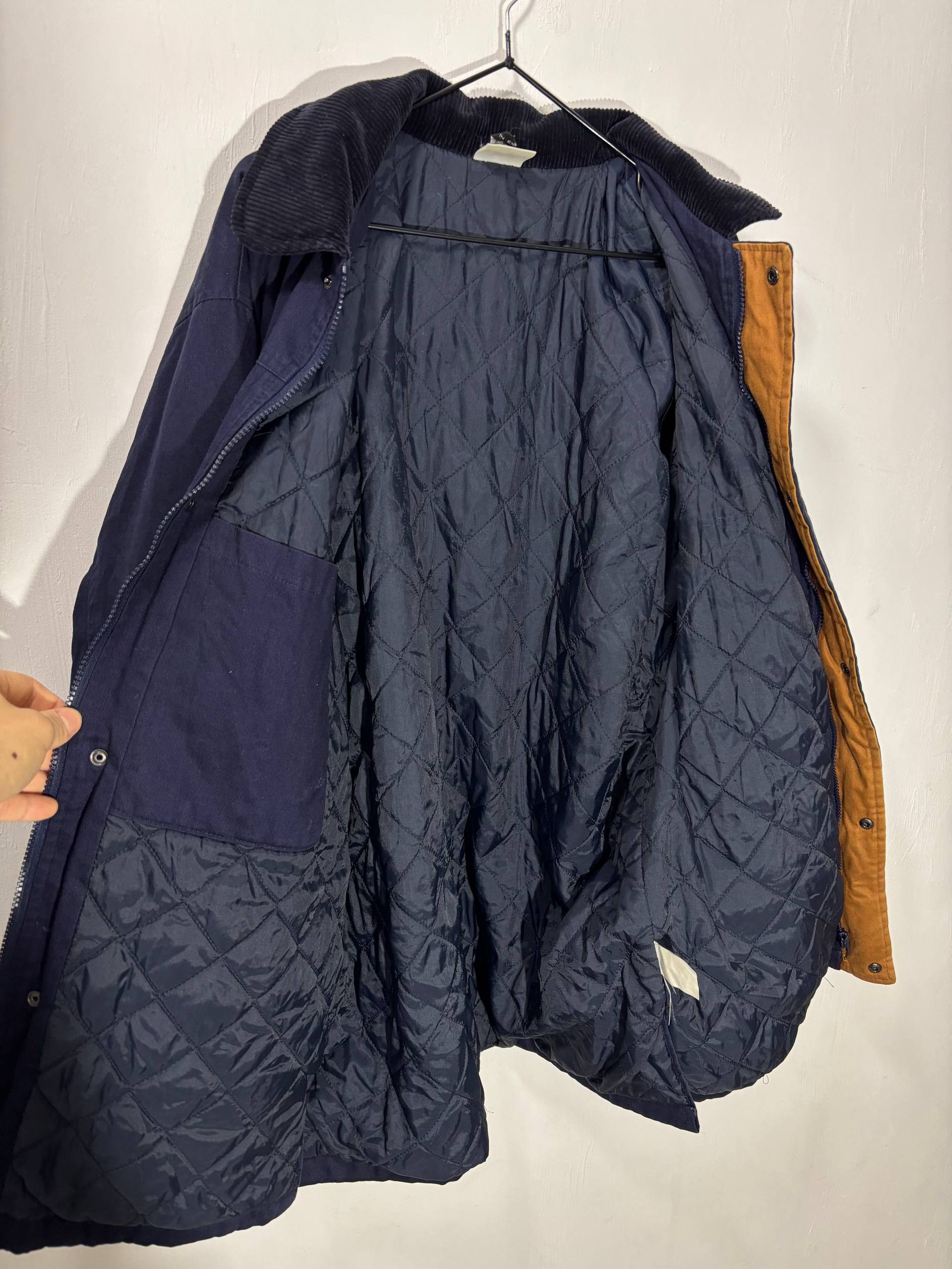 Alfred Dunhill Alfred Dunhill Cup Corduroy Collar Field Jacket Navy 40 L Size US M / EU 48-50 / 2 - 4 Thumbnail