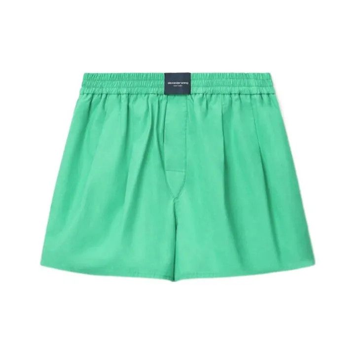 Alexander Wang Alexander Wang Green Relaxed Shorts for Women 0079 Size 23" - 1 Thumbnail