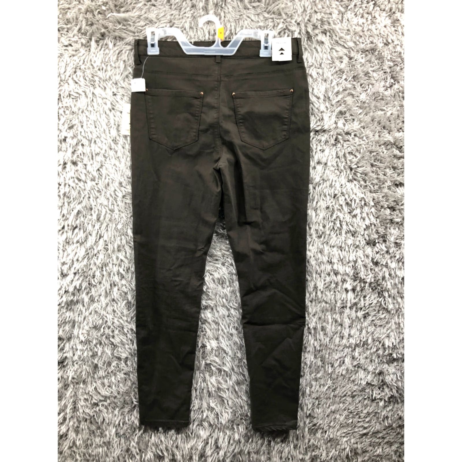 Forever 21 FOREVER 21 Jeans Skinny Dark Green Denim 30 Womens Mid Rise 5-Pocket Regular Inseam 29in Cotton Denim Size 30" / US 8 / IT 44 - 6 Thumbnail