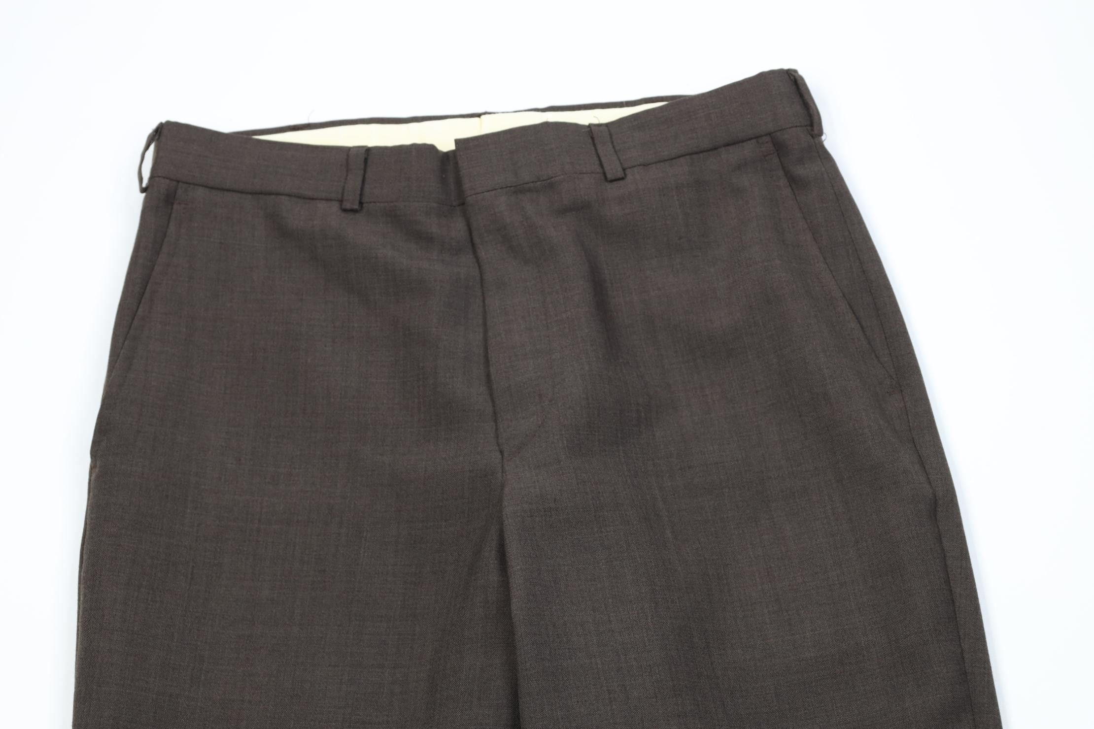 Vintage Vintage 70s Streetwear Knit Flared Wide Leg Chino Pants USA Size US 32 / EU 48 - 2 Thumbnail