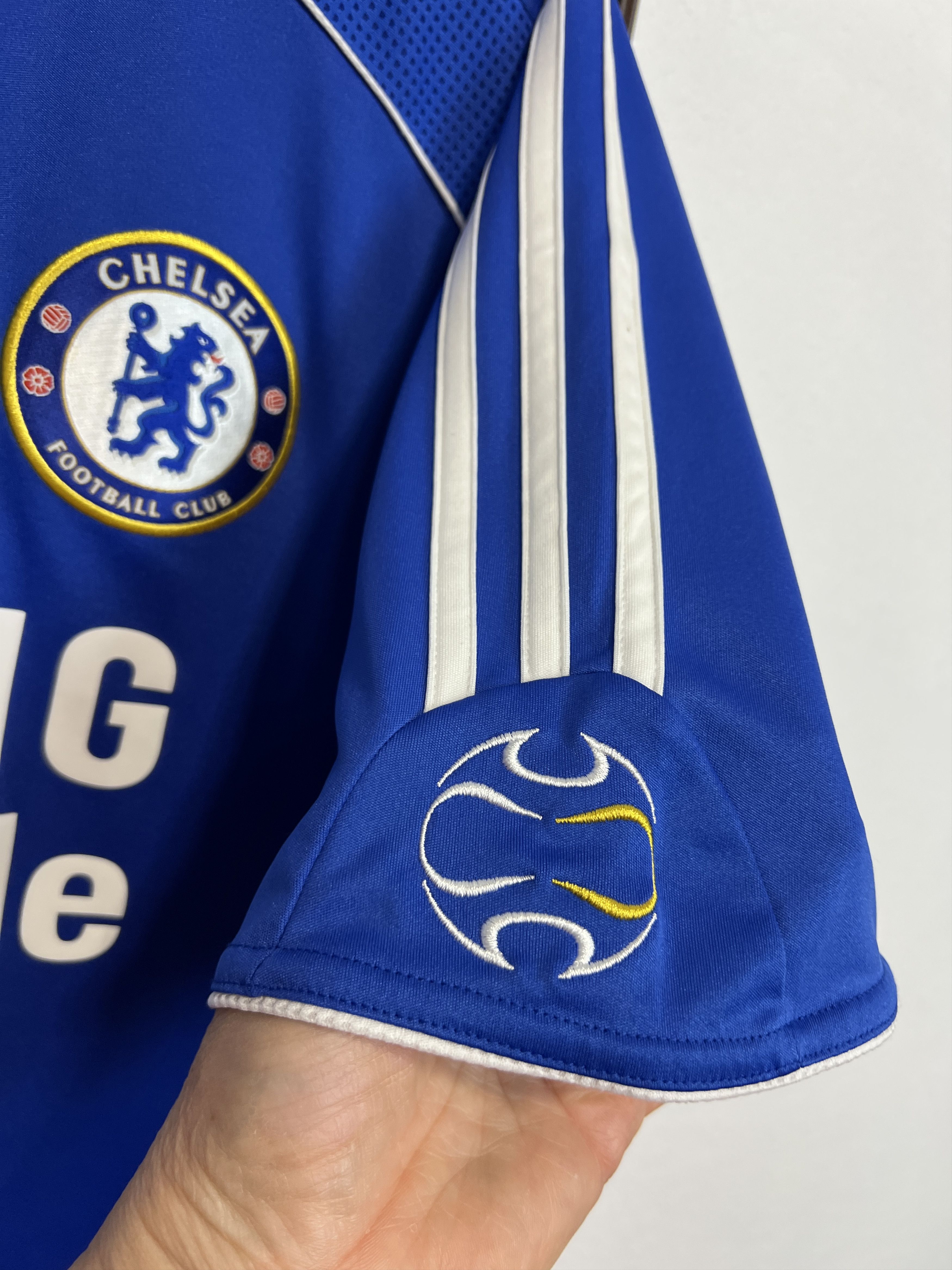 Adidas Chelsea Home football shirt 2006 Soccer Adidas Jersey Trikot Size US L / EU 52-54 / 3 - 5 Thumbnail