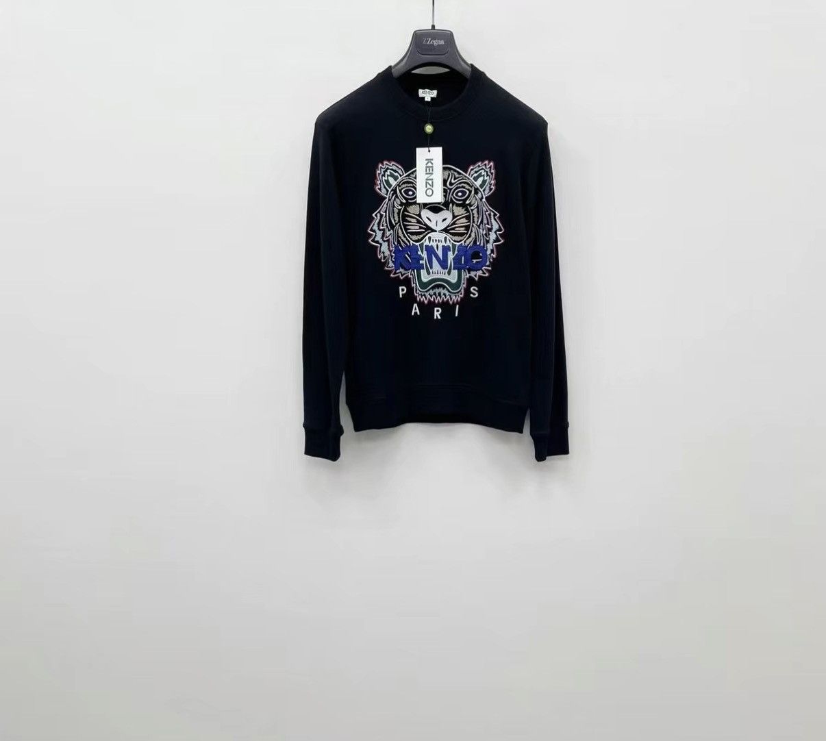 Kenzo KENZO 100% Cotton Embroidered Sweatshirt J30 Size US XS / EU 42 / 0 - 1 Thumbnail