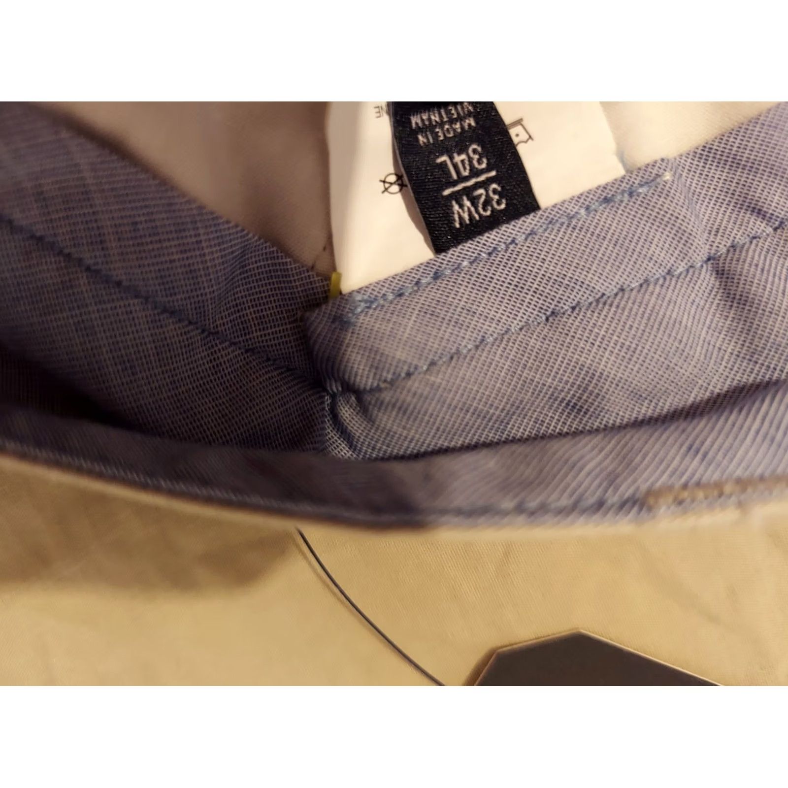 Nautica Nautica Mens Pants 32x34 Chino Beige Dockers Khaki Dress Slack Trousers Size US 32 / EU 48 - 7 Thumbnail