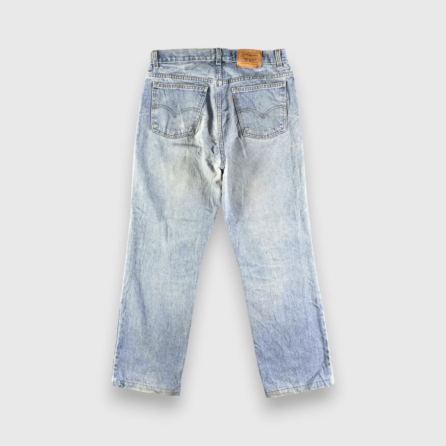 Levi's Vintage 80s Blue Wash Levis Jeans-J4318 Size US 33 - 2 Thumbnail