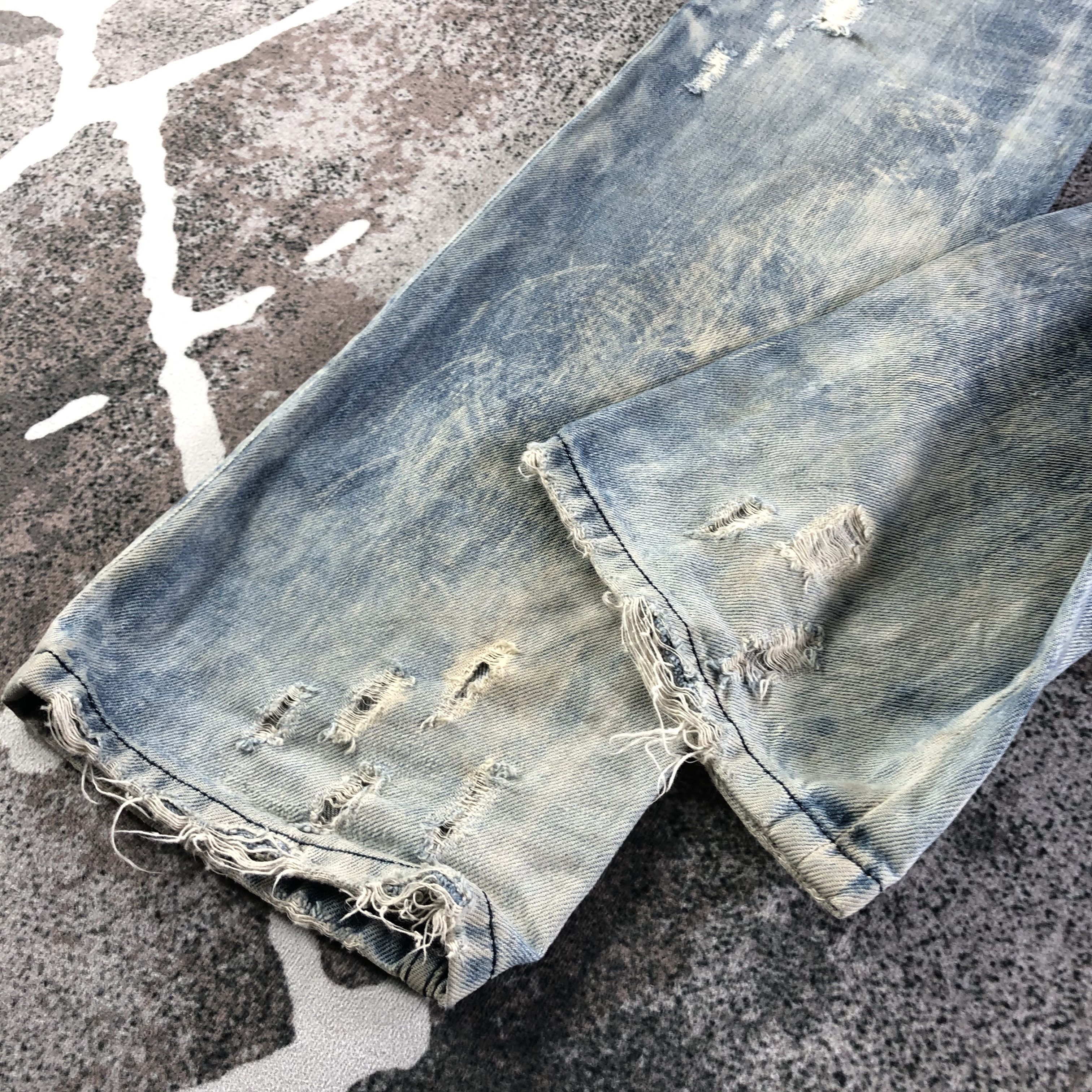 Diesel Ripped Jeans Faded Blue Denim KJ2885