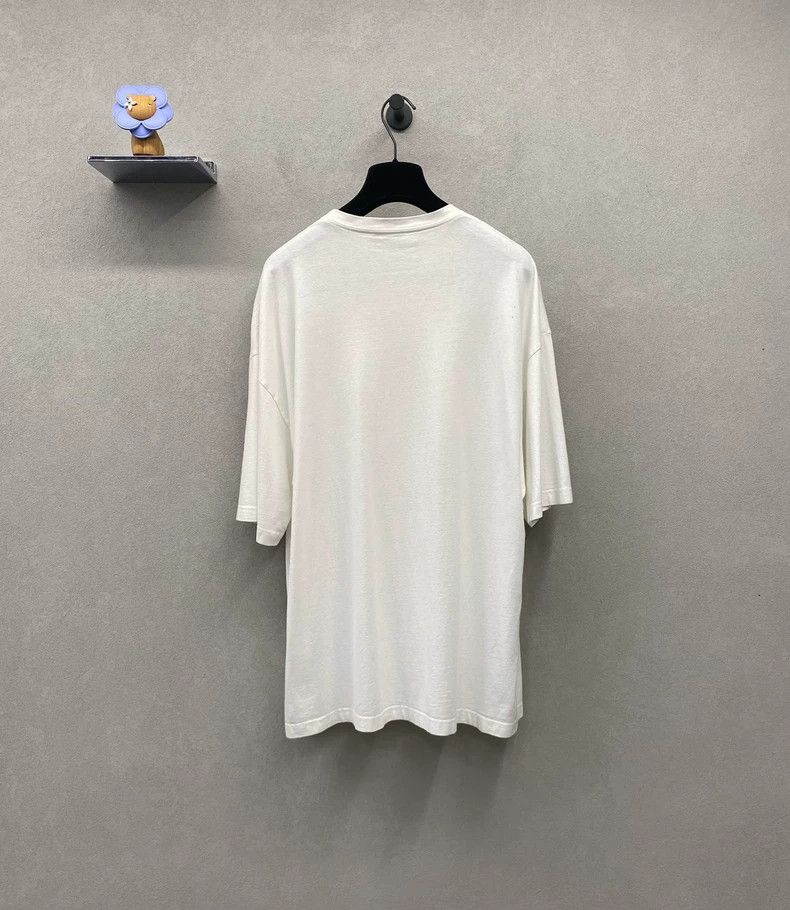 Balenciaga Balenciaga Lock Logo short sleeve T-shirt with printed let Size US M / EU 48-50 / 2 - 3 Thumbnail