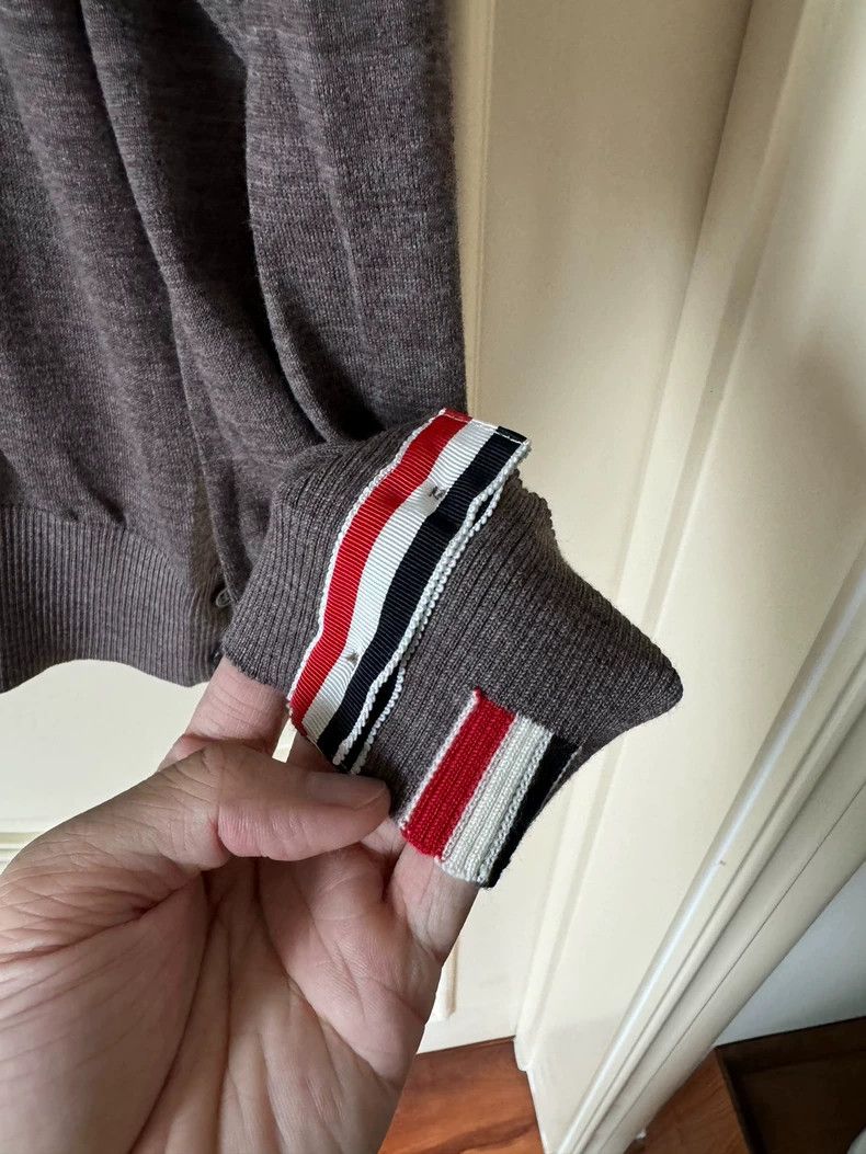 Thom Browne Thom Browne Round neck long sleeve sweater Size US XL / EU 56 / 4 - 4 Thumbnail