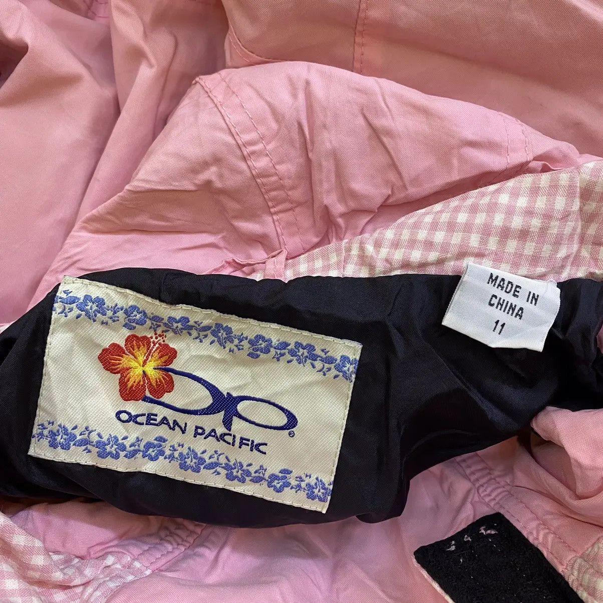 Ocean Pacific Vintage OCEAN PACIFIC OP Surf Beach Outdoor Pink Jacket Size XL / US 12-14 / IT 48-50 - 6 Thumbnail