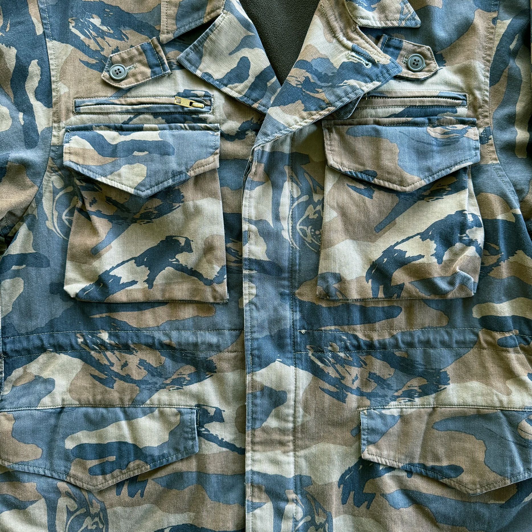 Undercover AW03 Paper Doll Bush Laden Camo Tactical Field Jacket Size US L / EU 52-54 / 3 - 5 Thumbnail