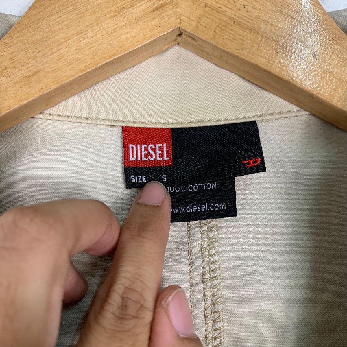 Diesel DIESEL Four Pocket Work Button Shirt Jacket #1146-C52 Size US S / EU 44-46 / 1 - 16 Thumbnail