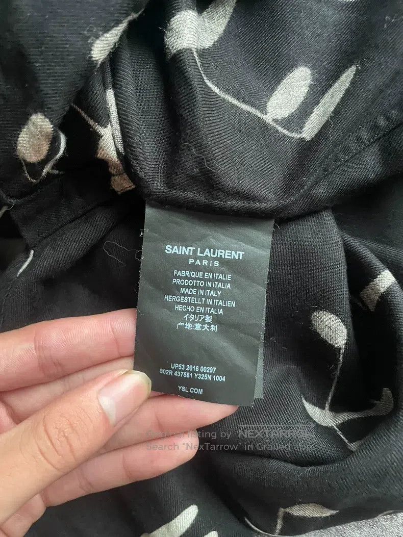 Saint Laurent Paris Saint Laurent Paris Note Print Shirt Size US XS / EU 42 / 0 - 5 Thumbnail