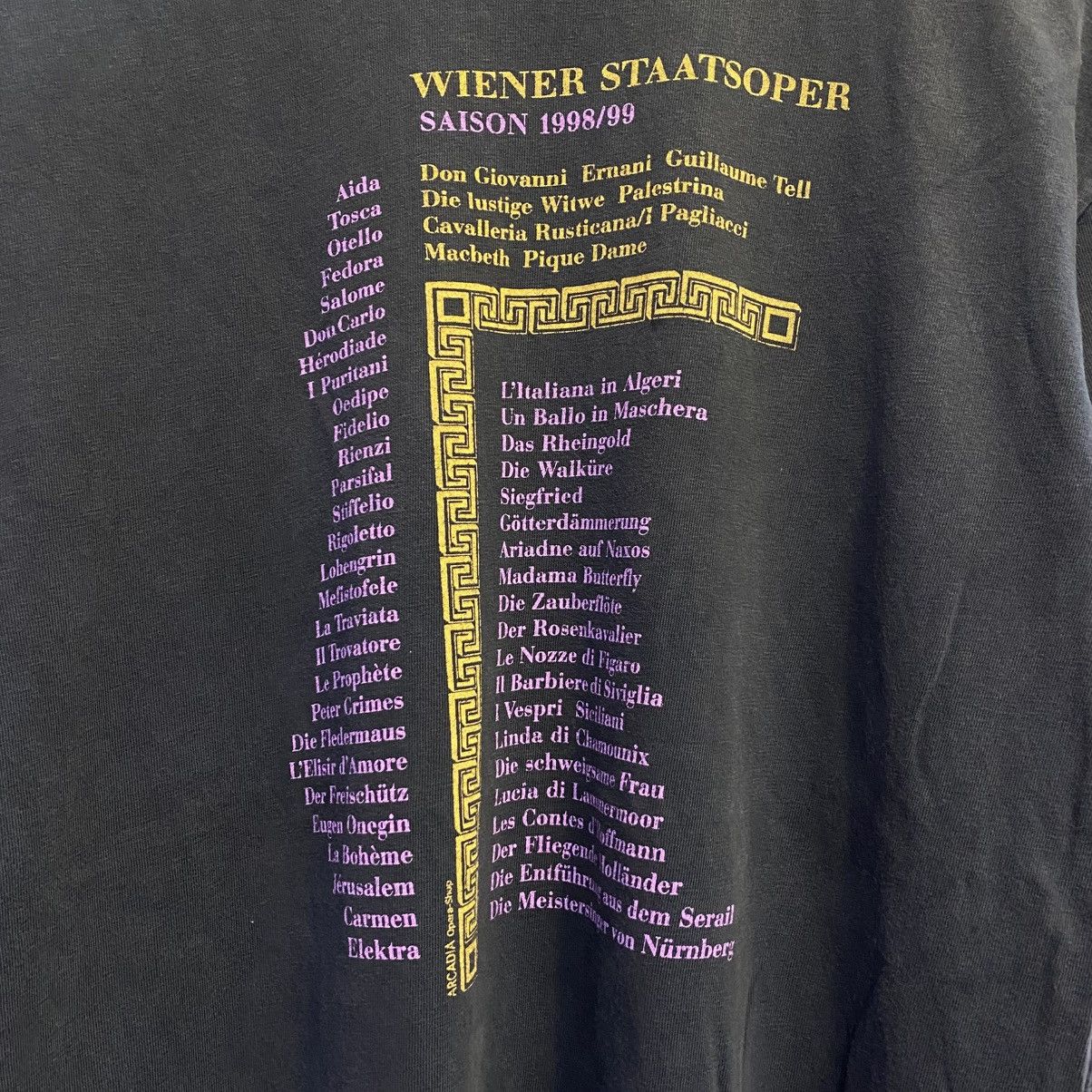 Vintage Vintage Wiener Staatsoper Sainson 98/99 Tshirt Arcadia Opera Size US M / EU 48-50 / 2 - 3 Thumbnail