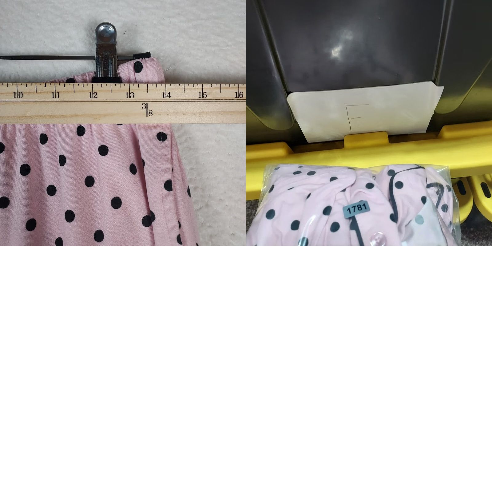 Vintage Joyspun Pajama Set Womens Small Pink Knit Polyester Button Closure Lightweight Machine Washable Seasonal Spring Fall Winter Size ONE SIZE - 9 Thumbnail
