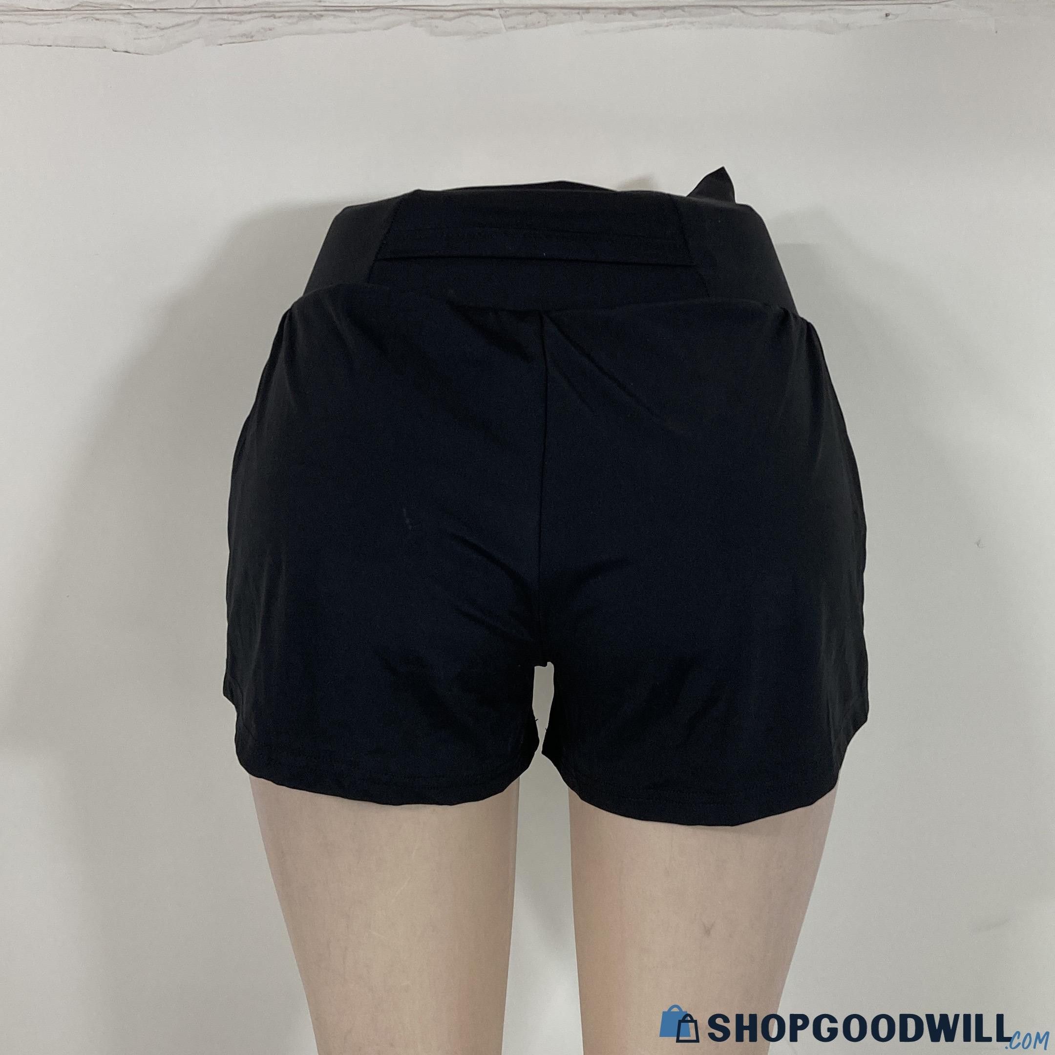 Other Halara Womens Black Elastic Waist Yoga Shorts NWT Small Size 27" / US 4 / IT 40 - 2 Thumbnail
