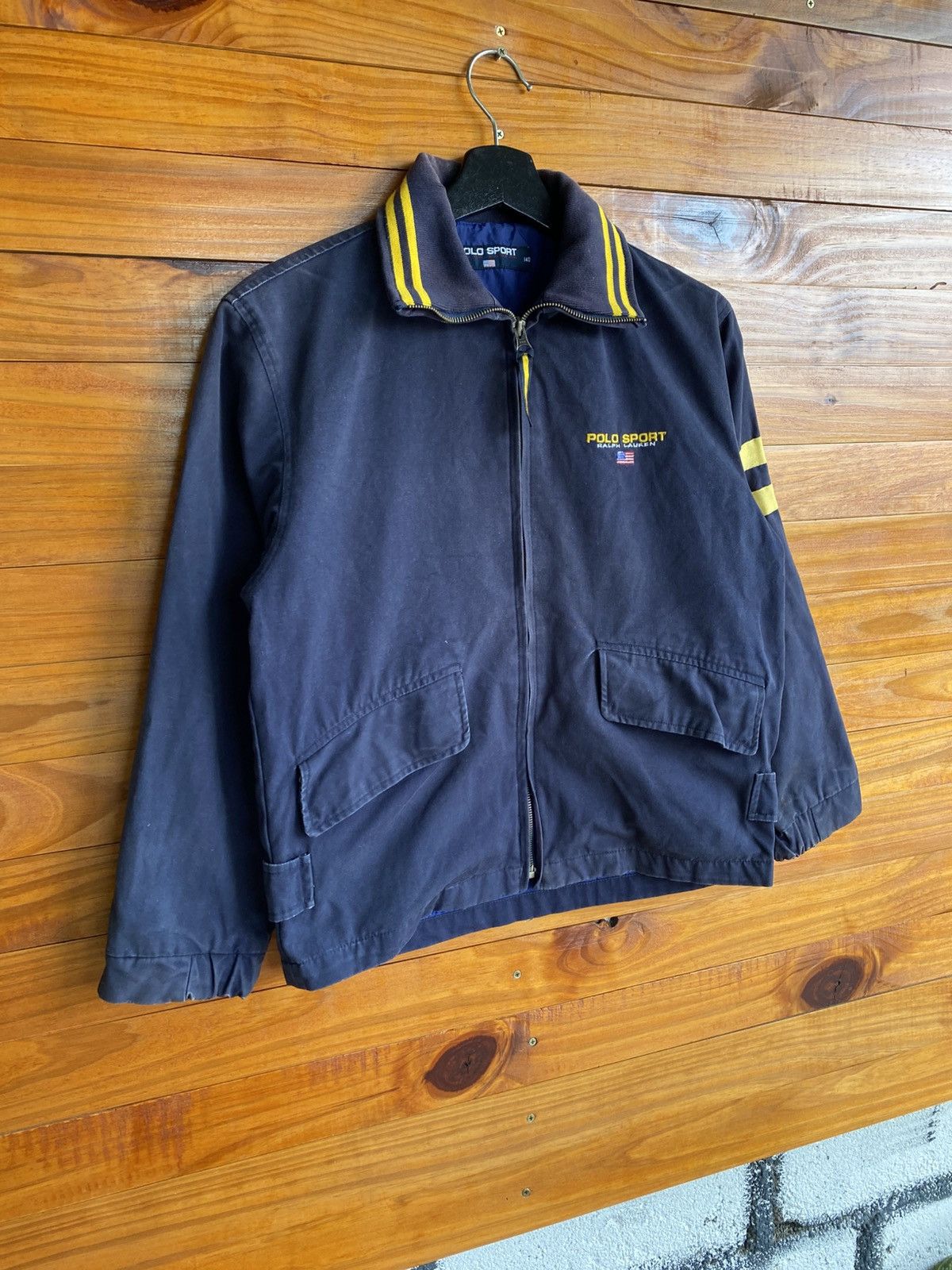 Polo Ralph Lauren Polo Sport Ralph Lauren Navy Zip Jacket – 1990s Sportswear Size US XS / EU 42 / 0 - 5 Thumbnail