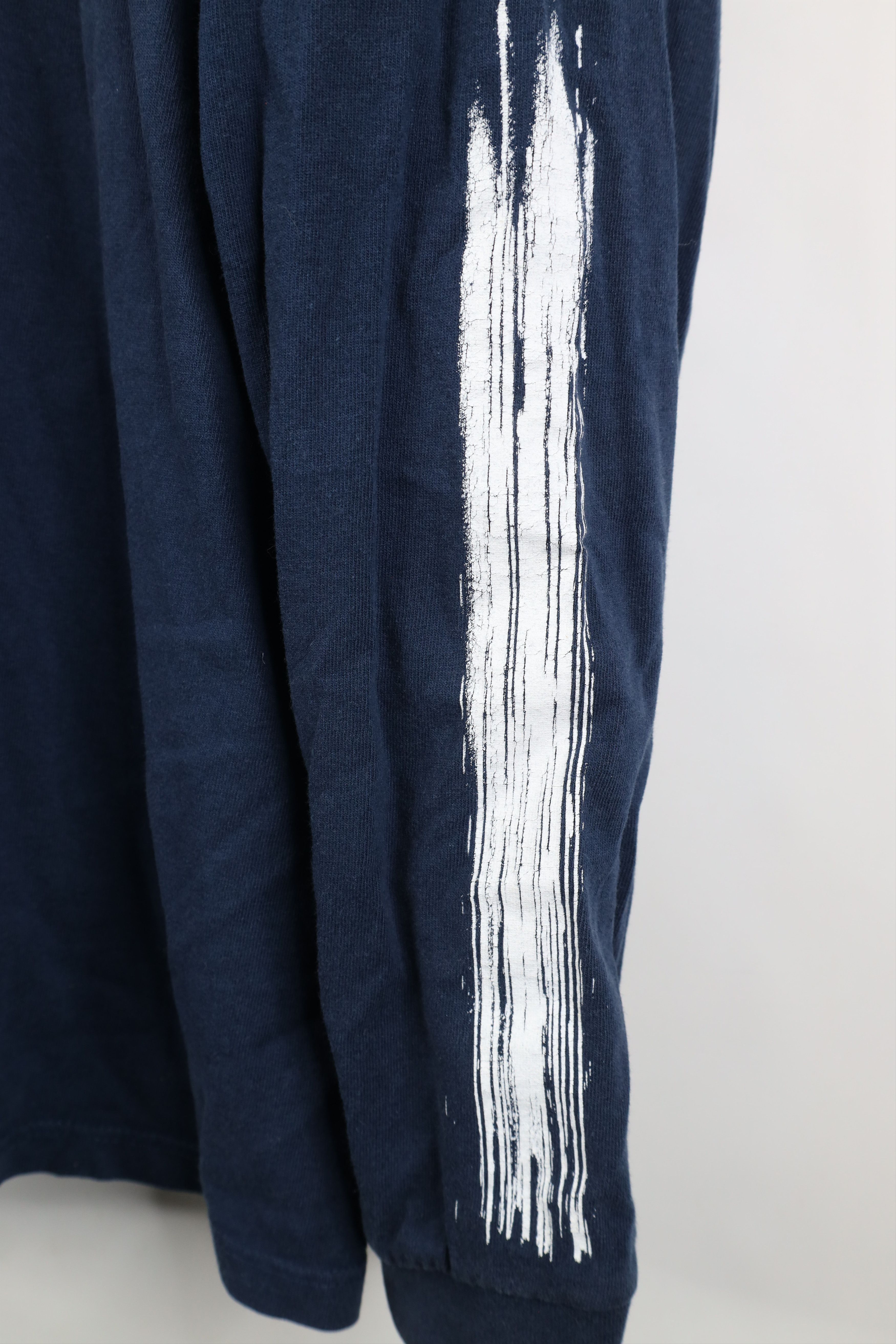 Nike Vintage Y2K Nike Spell Paint Brush Long Sleeve T-Shirt Blue Size US XL / EU 56 / 4 - 4 Thumbnail