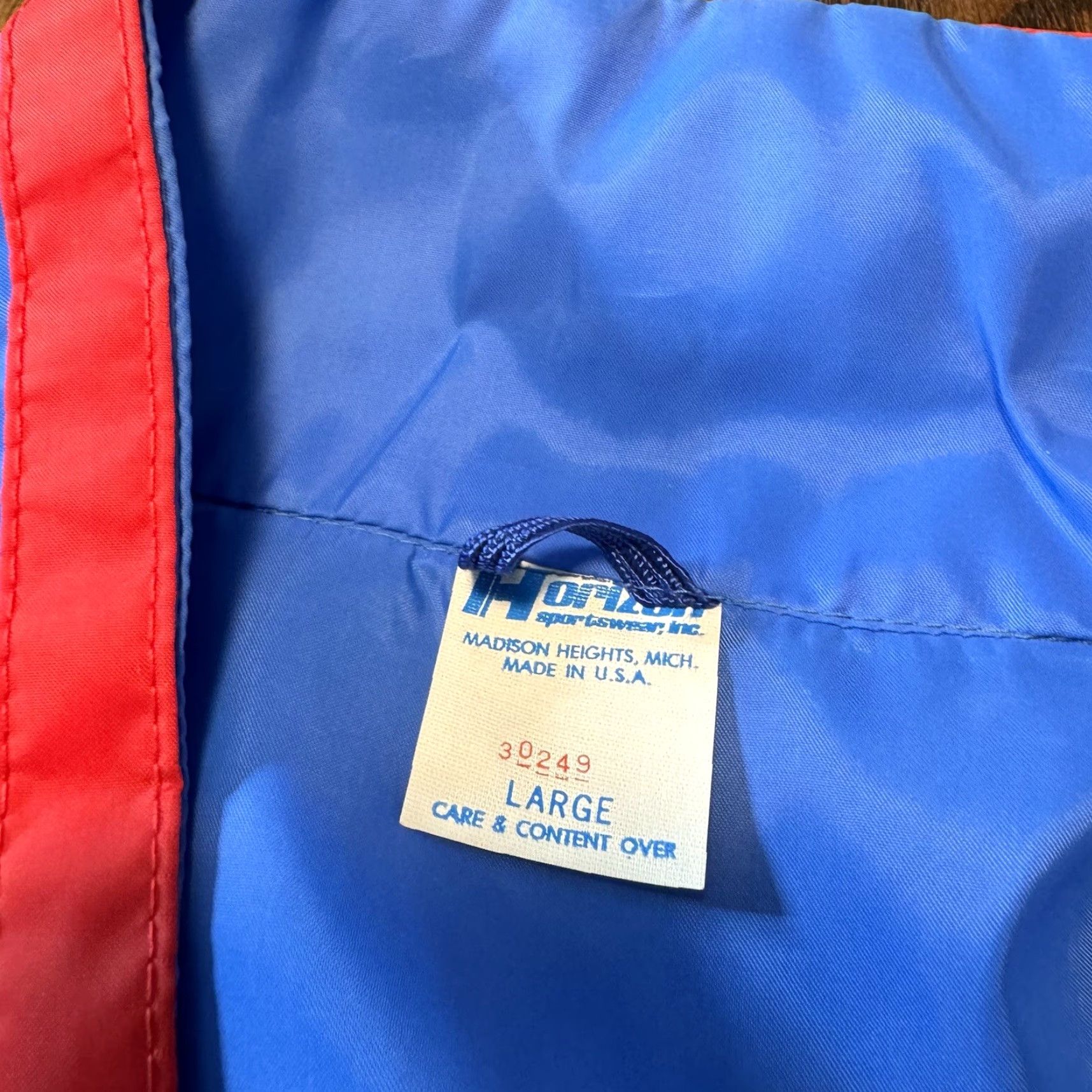 Vintage VINTAGE Horizon Sportswear PPG Indy Car World Series Racing Jacket Men’s Large L Blue Nylon Zip Windbreaker 1970s Cars Style Full Zip Lightweight Size US L / EU 52-54 / 3 - 7 Thumbnail