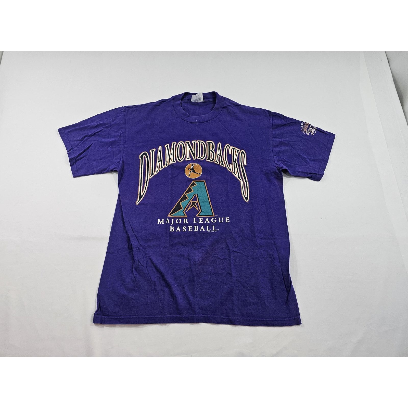 CSA Arizona Diamondbacks Inagural Season 1998 T-shirt, Purple, L Size US L / EU 52-54 / 3 - 1 Thumbnail