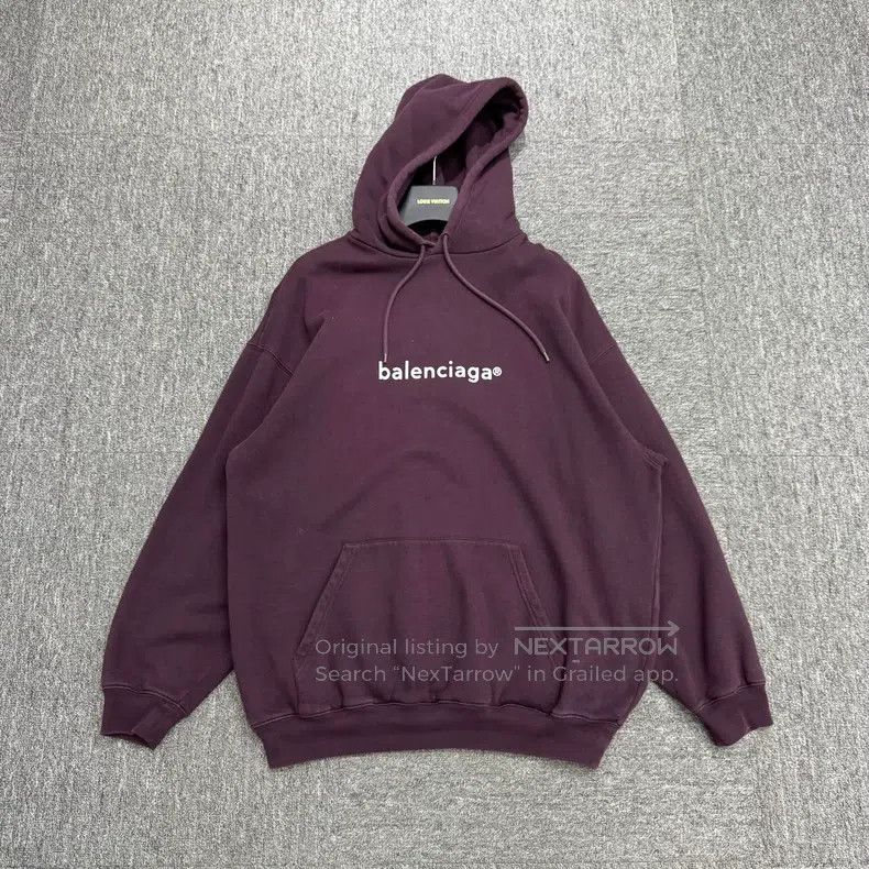 Balenciaga Balenciaga Letter Print Hooded Sweatshirt Size US XS / EU 42 / 0 - 1 Thumbnail