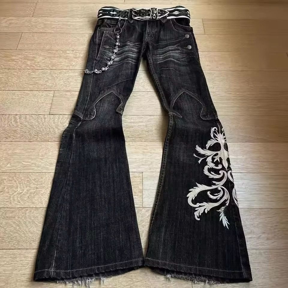 Flared Punk Jeans