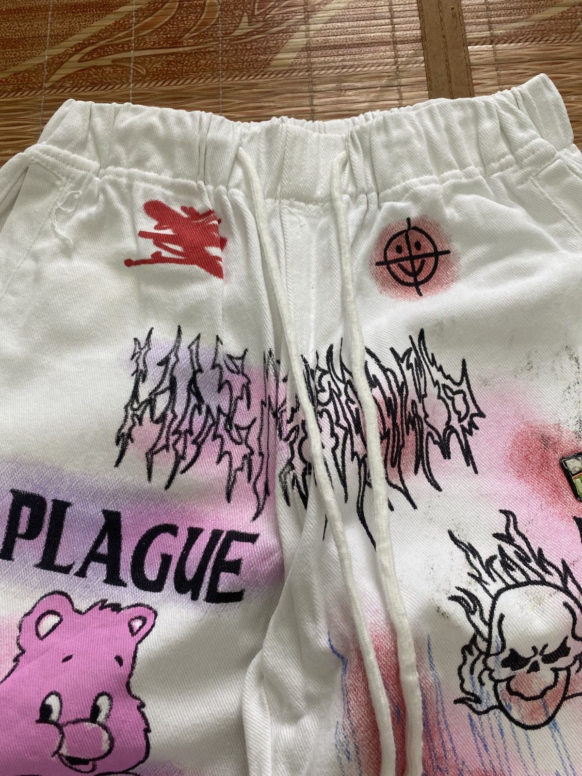 If Six Was Nine × Japanese Brand × KMRii 💸BINDINGOFFER💸Ktt x mazakimyee sweatpants graffitti pants Size US 30 / EU 46 - 3 Thumbnail