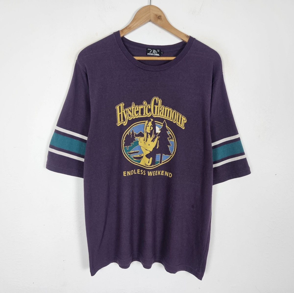 Hysteric Glamour Hysteric Glamour Endless Weekend tee shirt Size US L / EU 52-54 / 3 - 2 Thumbnail