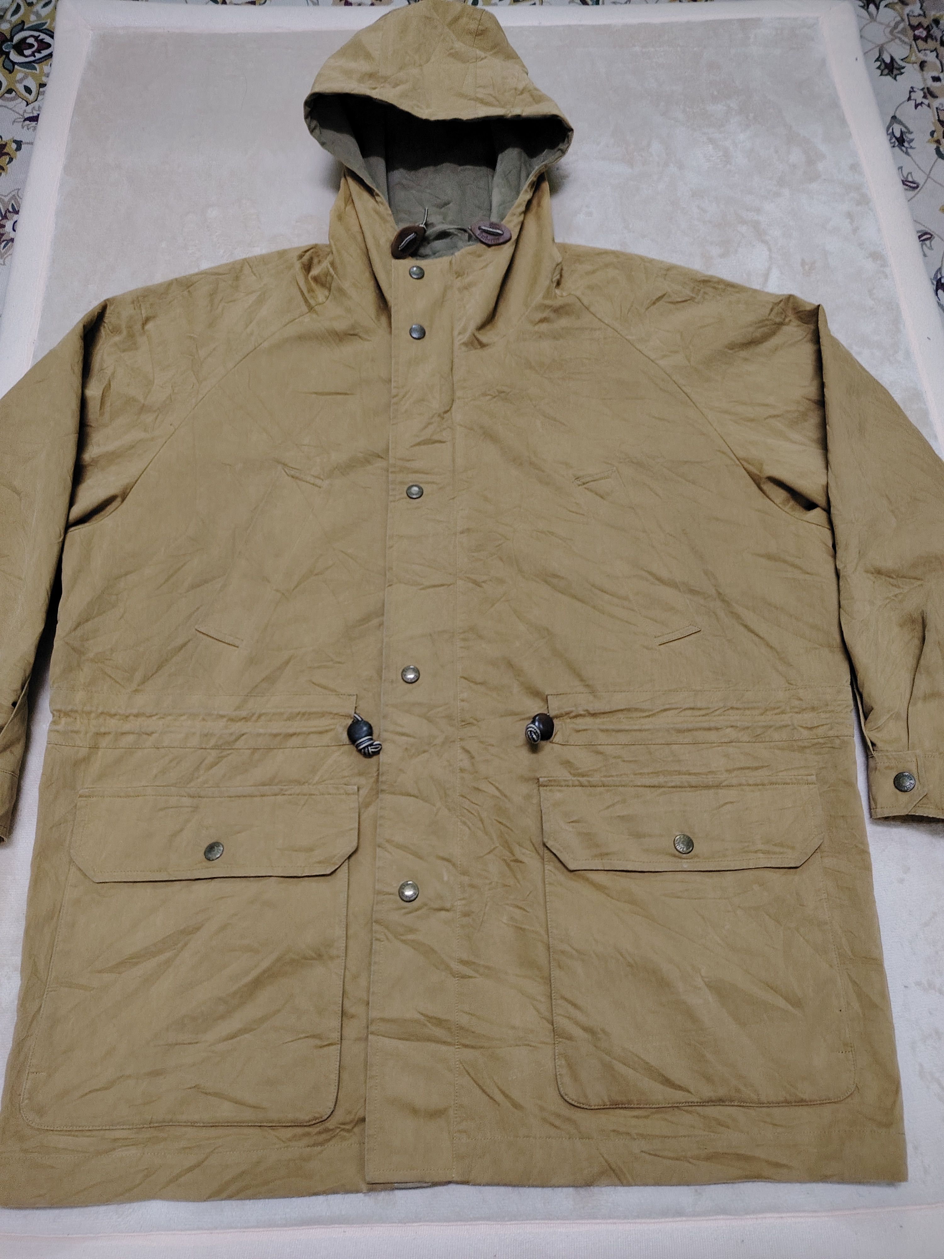 Burberry × Burberry Prorsum × Vintage Vintage 90's Burberrys London Parka Long Jacket Size US L / EU 52-54 / 3 - 3 Thumbnail