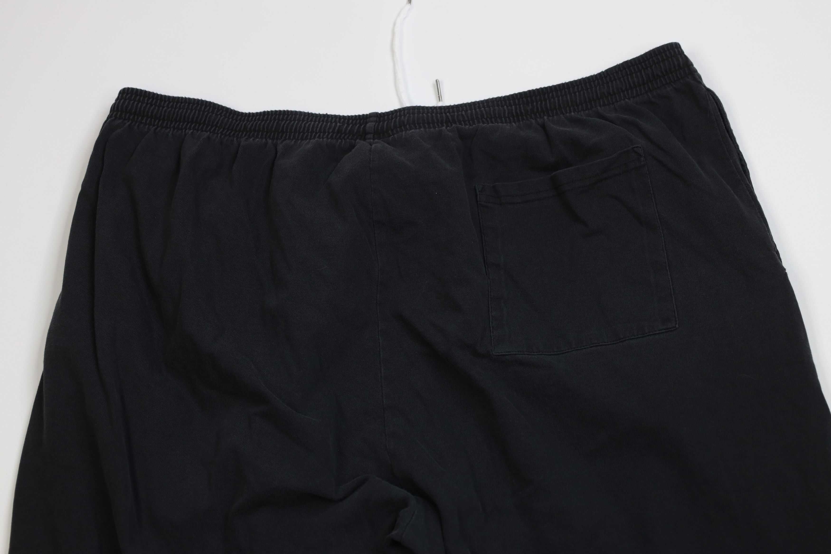 Vintage Vintage 90s Streetwear Blank Cotton Joggers Pants Black Size US 38 / EU 54 - 9 Thumbnail