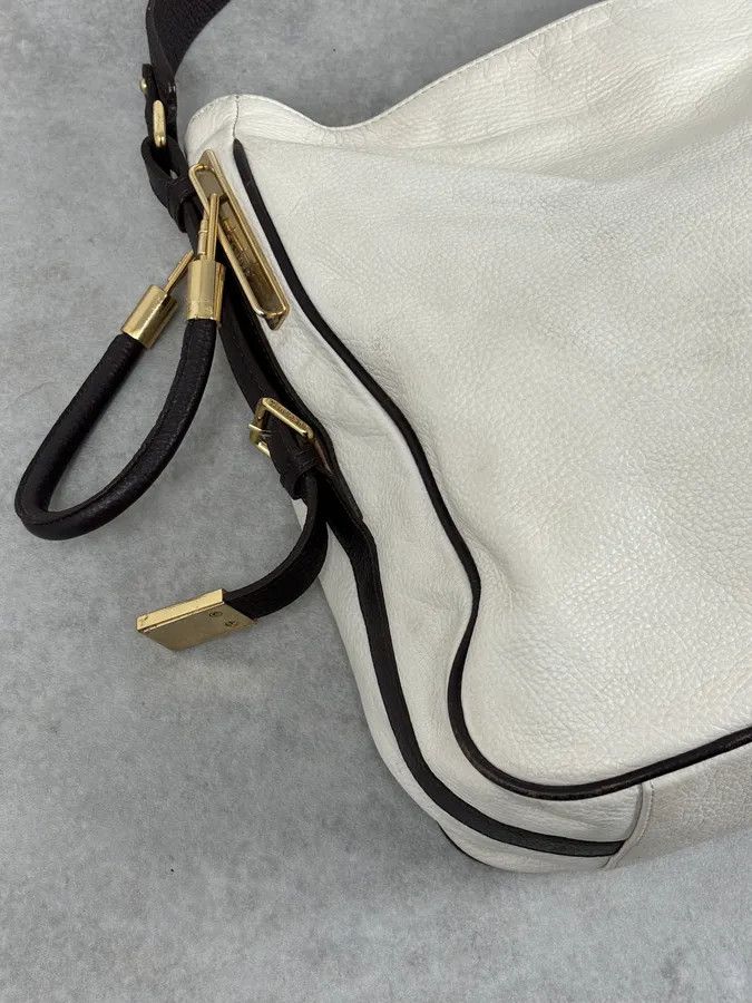 Jil Sander Jil Sander Creamy White Leather Handle Bag Size ONE SIZE - 4 Thumbnail