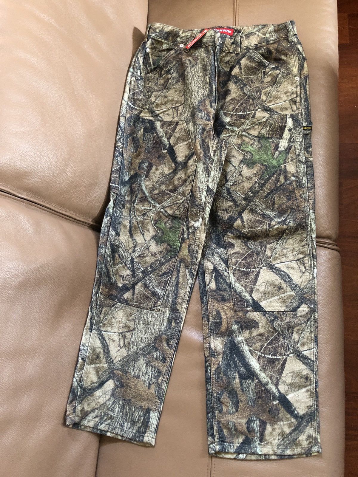 Supreme Supreme Moleskin Double Knee Painter Pant Camo Size 32 NEW 