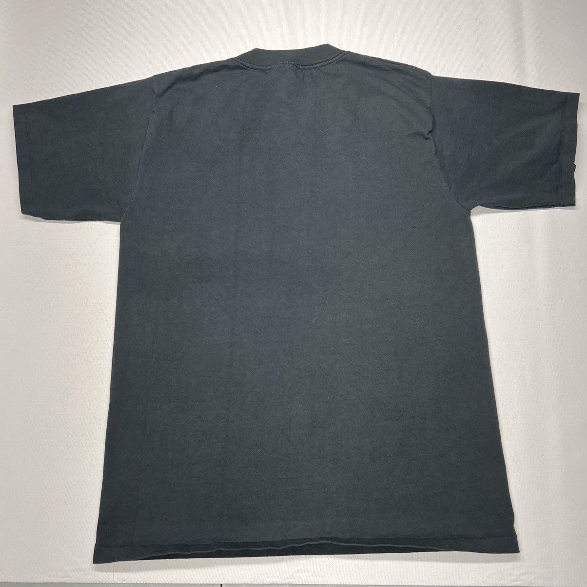 Vintage VTG National Mills Tee Shirt Grey Single Stitch Faded Washed Size US XL / EU 56 / 4 - 8 Thumbnail