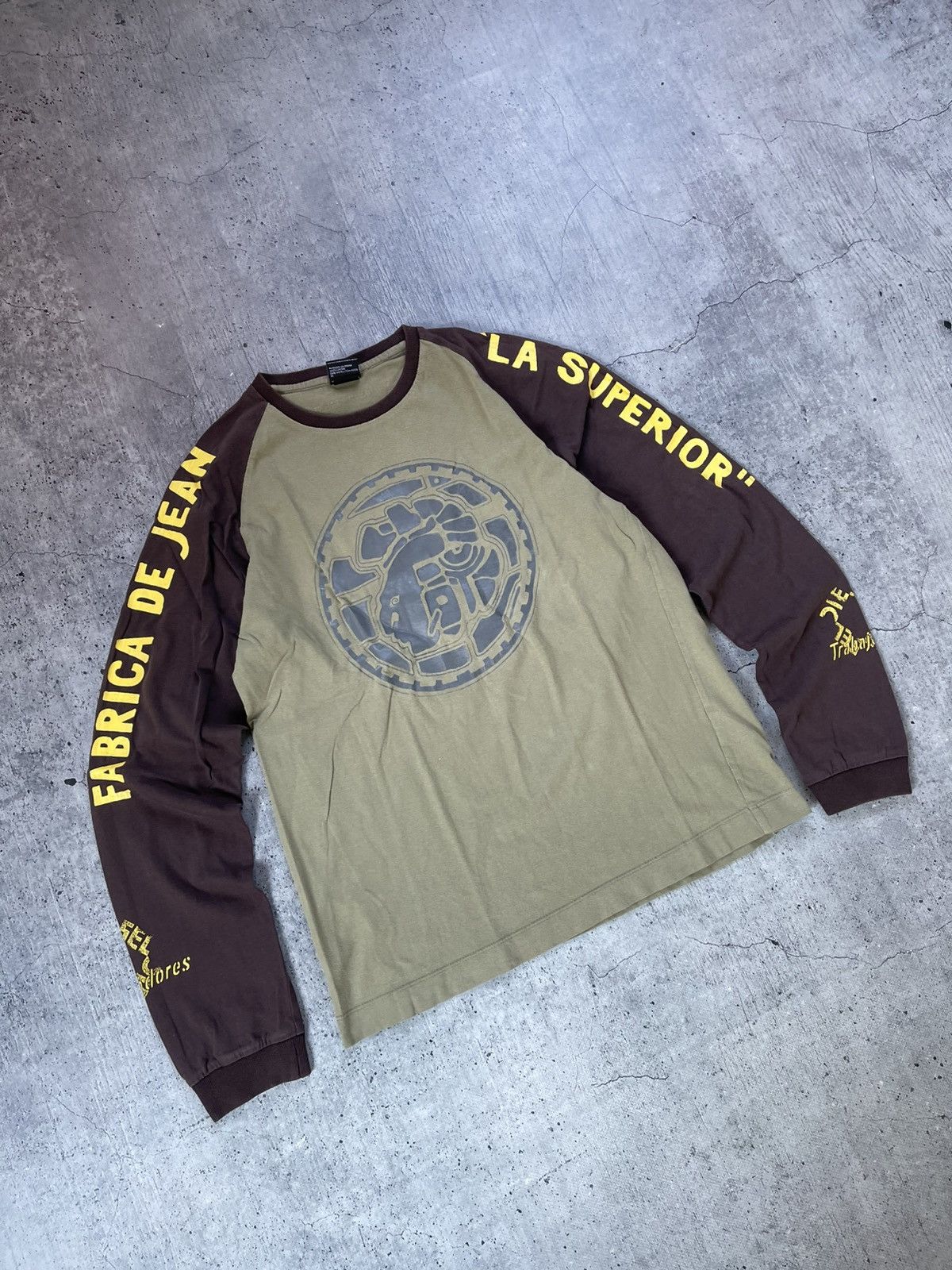 Diesel × Vintage VINTAGE DIESEL BIG LOGO AVANT GARDE OPIUM LONGSLEEVE 90s Size US S / EU 44-46 / 1 - 3 Thumbnail