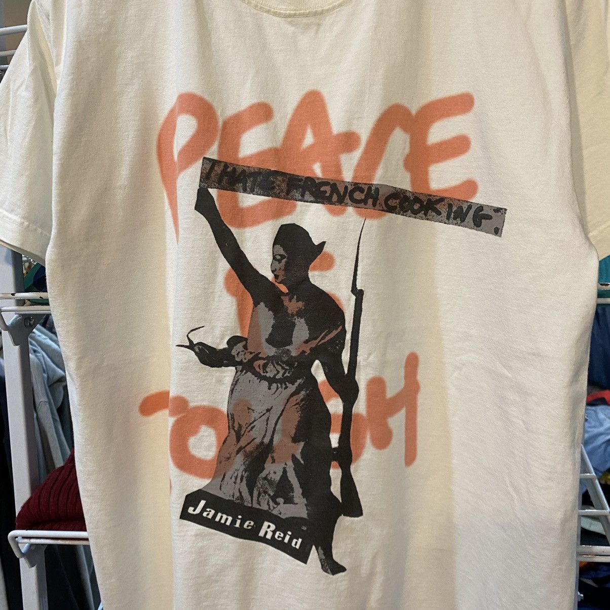 Band Tees JAMIE REID x SEX PISTOLS T Shirt Peace Is Tough Tee Size US L / EU 52-54 / 3 - 5 Thumbnail