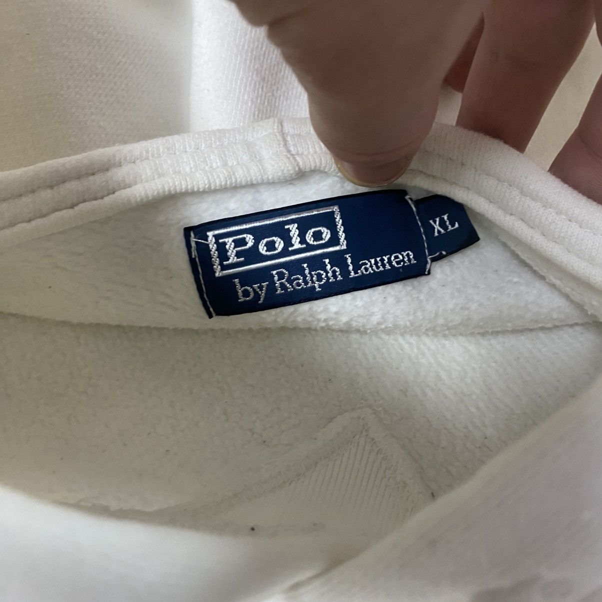 Polo Ralph Lauren Vintage Polo Ralph Lauren Hoodie Big Pony Number 3 Size XL Size US XL / EU 56 / 4 - 9 Thumbnail