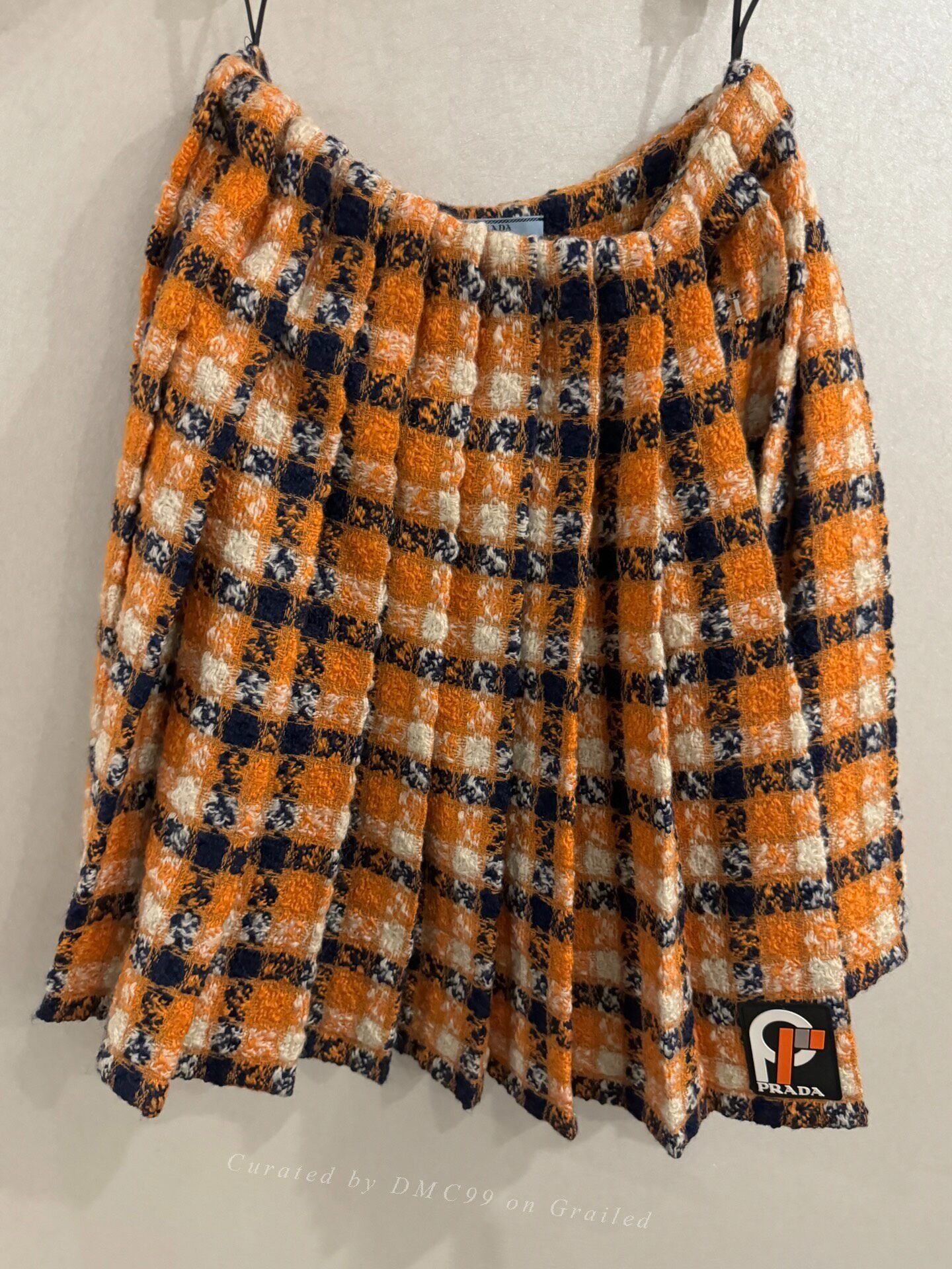 Prada Prada Check Wool Skirt Size 38" / US 16 / IT 52 - 1 Thumbnail